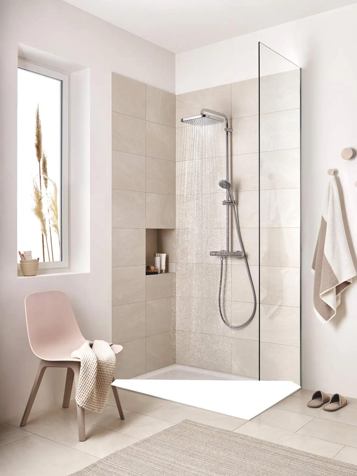 GROHE kromist vihmadušš 25×25 cm — veesäästlik ja stiilne – lisavaade