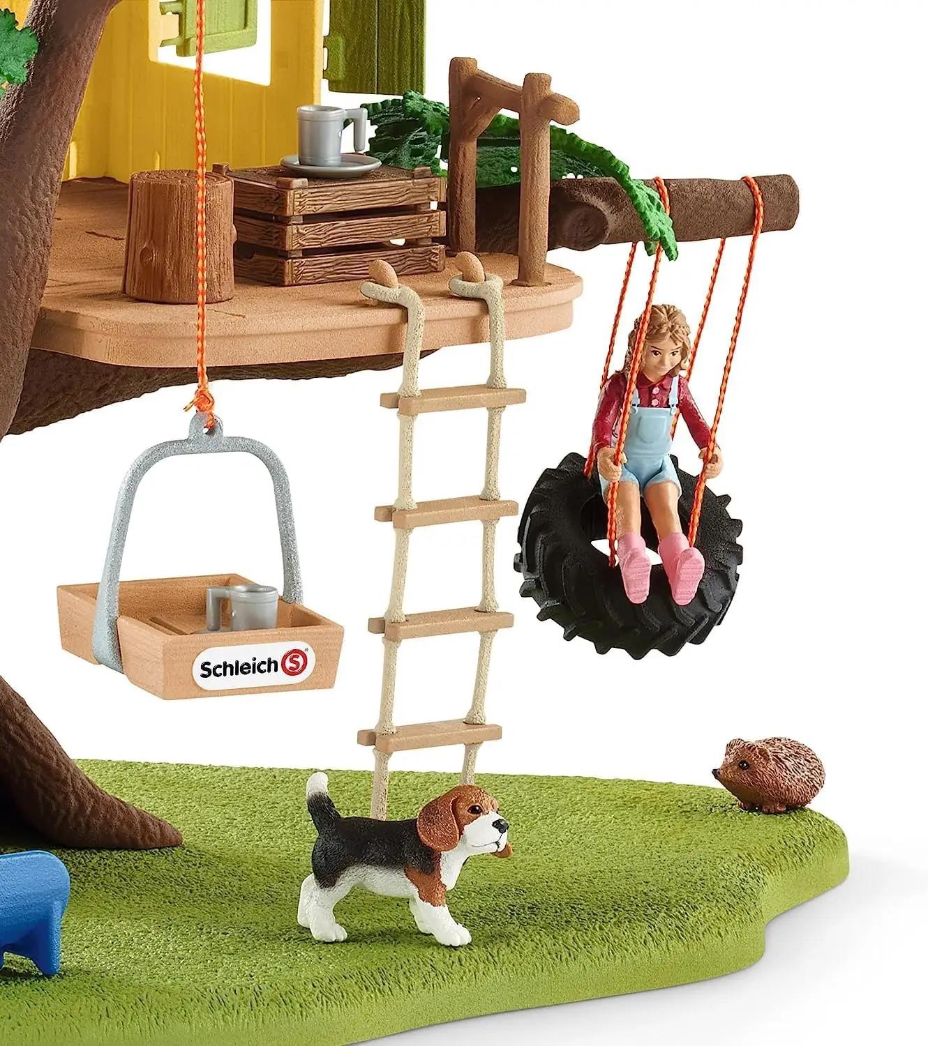 SCHLEICH põnev puumaja mänguasi – vastupidav plastist seiklus – pilt 7