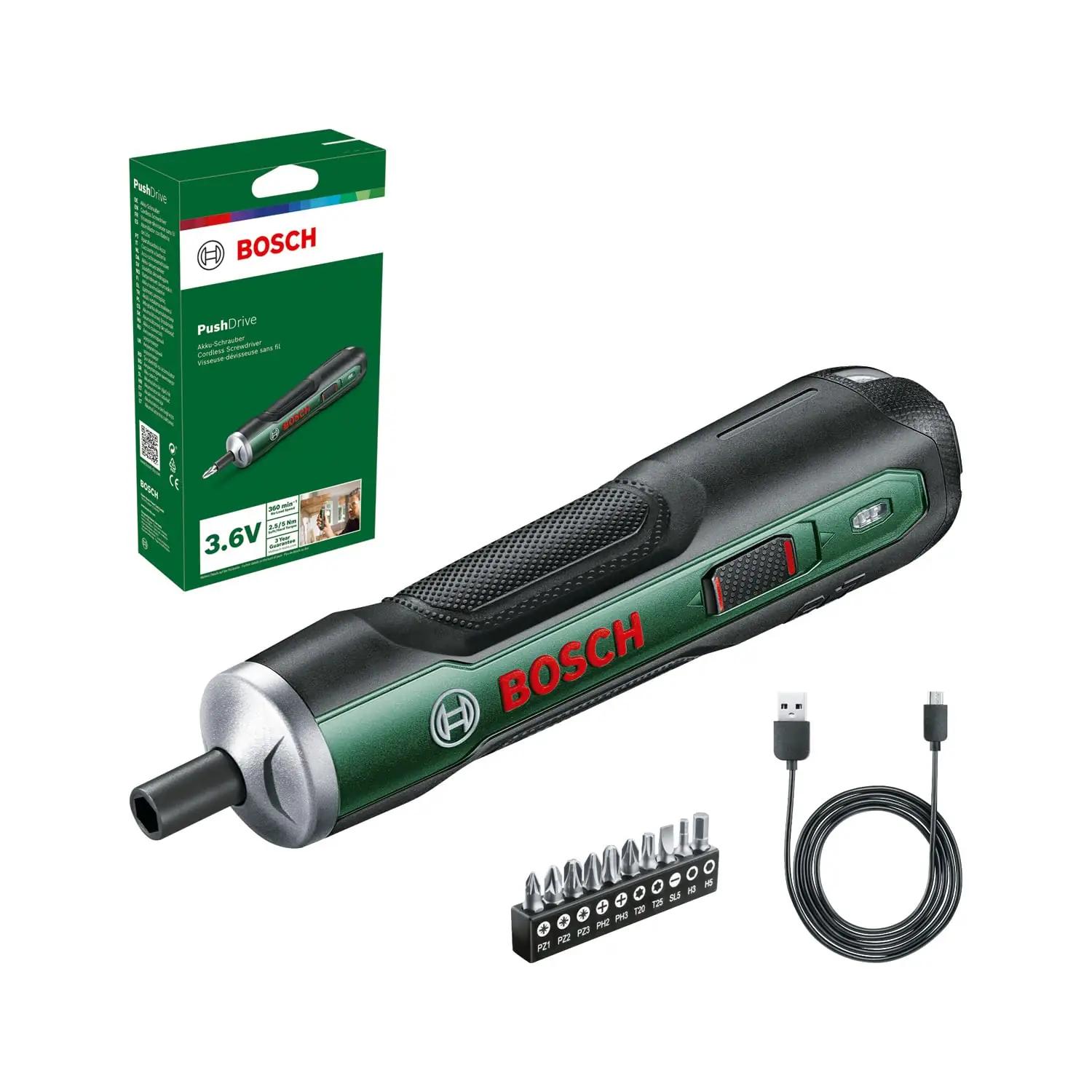Bosch kerge PushDrive akupuur-kruvikeeraja