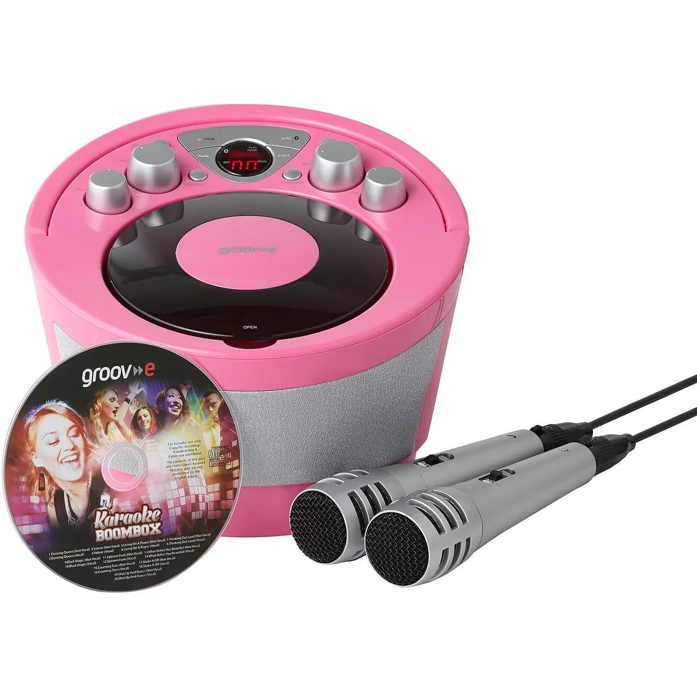 groov e roosa kaasaskantav karaokeboks koduseks peoks GVPS923PK – lisavaade