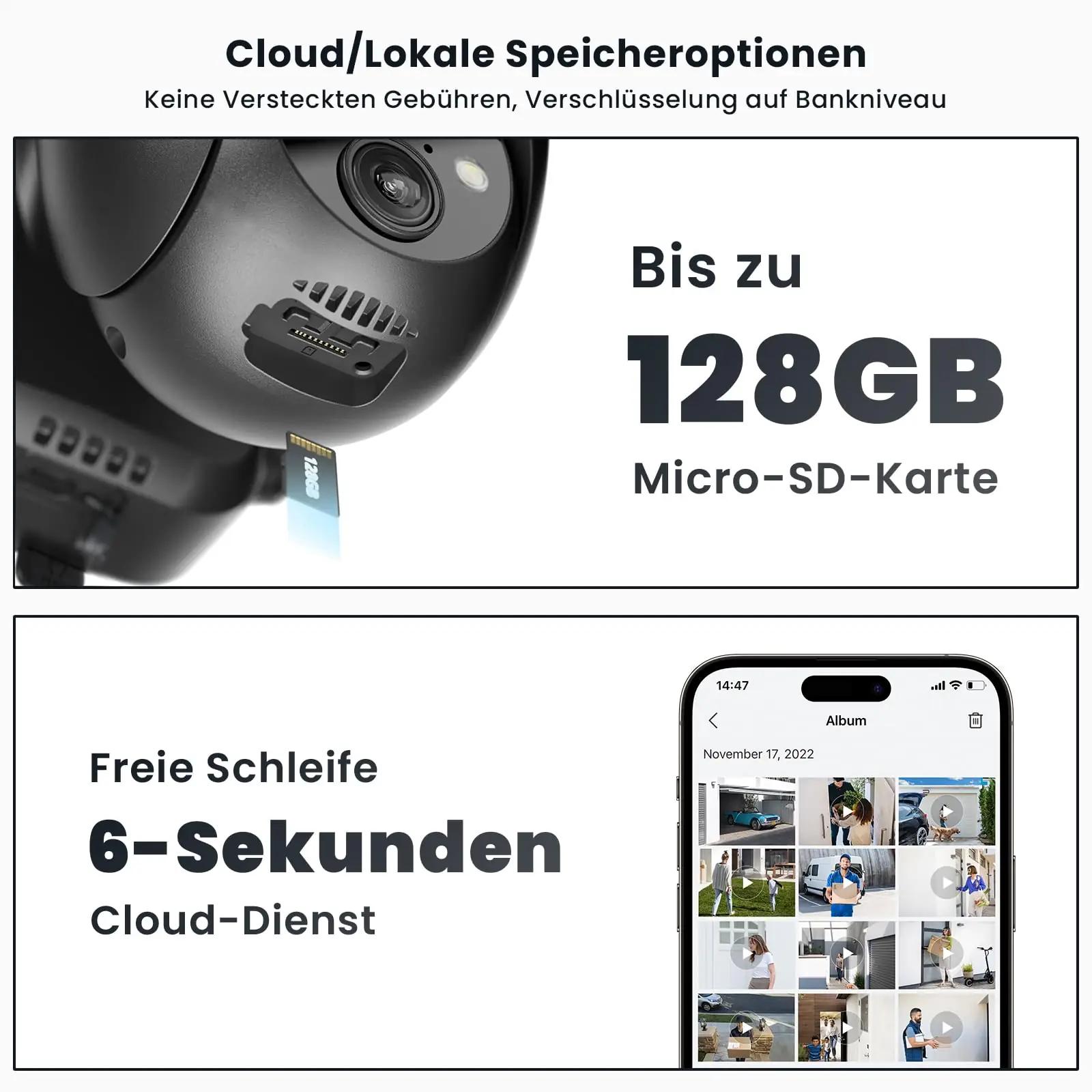 ieGeek välikorpus kaamera akuga — 5MP värviline ööfilm – pilt 7