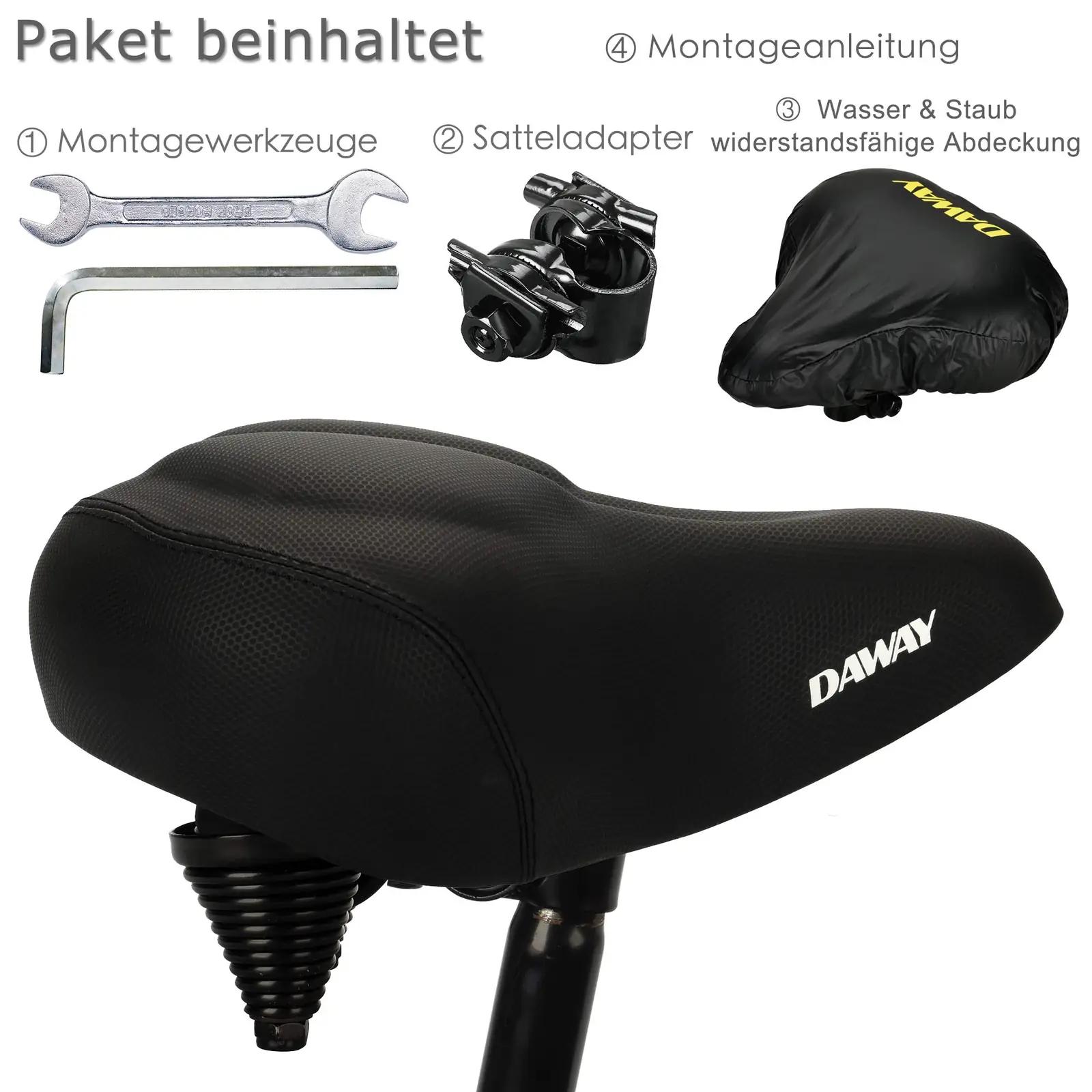 DAWAY pehme ja lai rattasadul — mugavust kandesõiduks – pilt 6