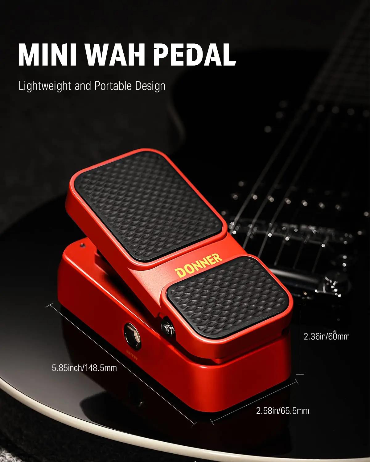 Donner vintage-stiilis mini wah- ja helivõimendi pedaal EC1008 – pilt 6