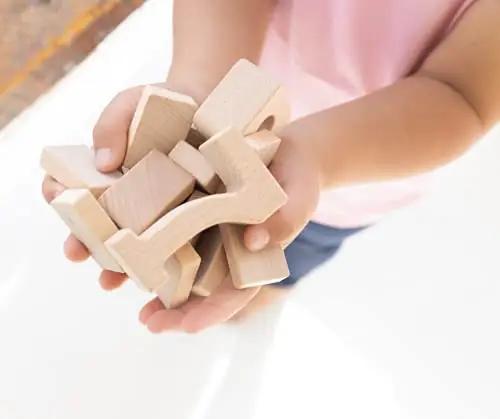 SumBlox puidust tornimäng – Montessori numbriplokid lastele – pilt 8