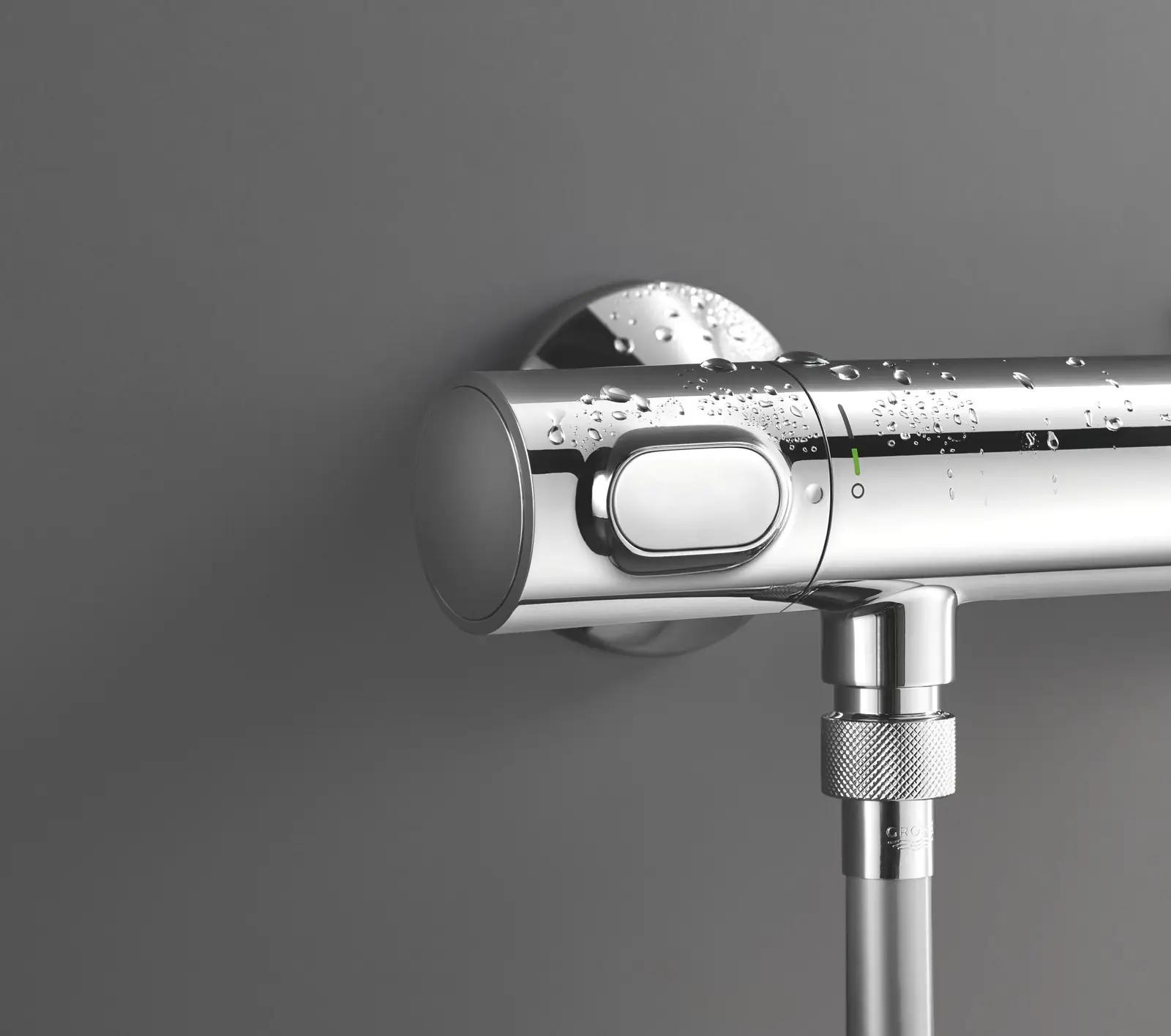 GROHE kroomitud vesisäästlik dušisegisti — täpne termostaat – pilt 6