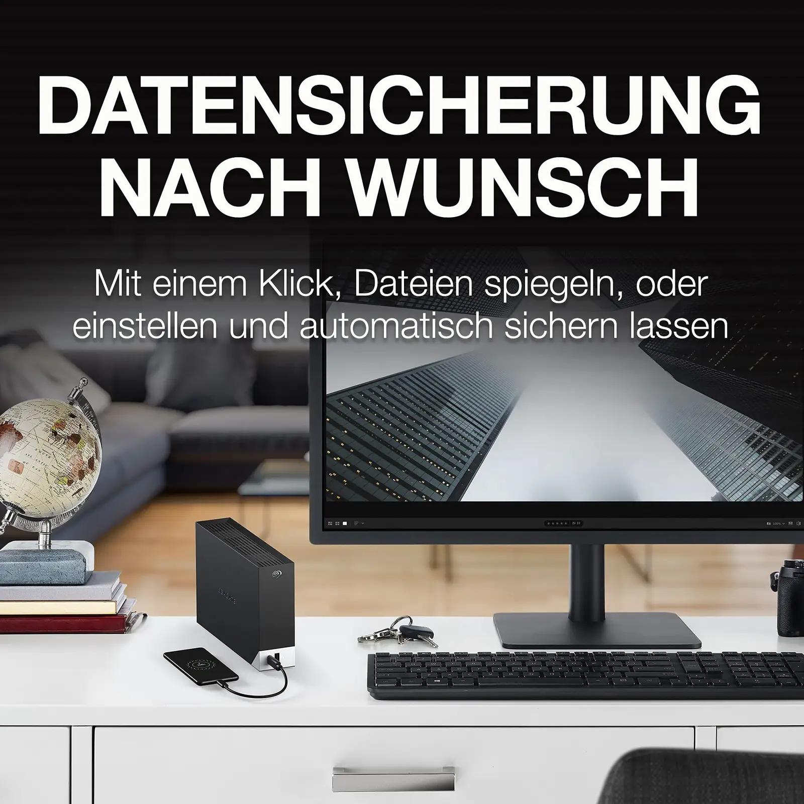 Seagate One Touch HUB 8TB — suur salvestus ja USB-hub lauaks – lisavaade