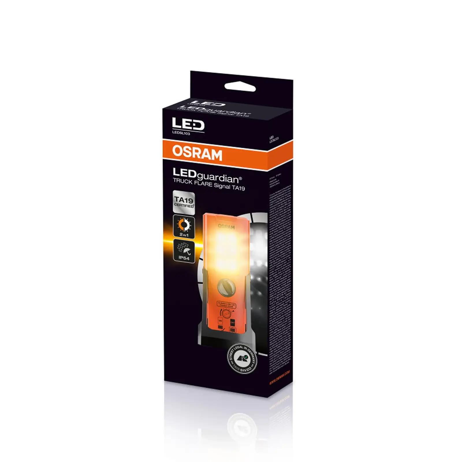 Osram helkur-alumiinium signaaltuli — vastupidav hädaabi