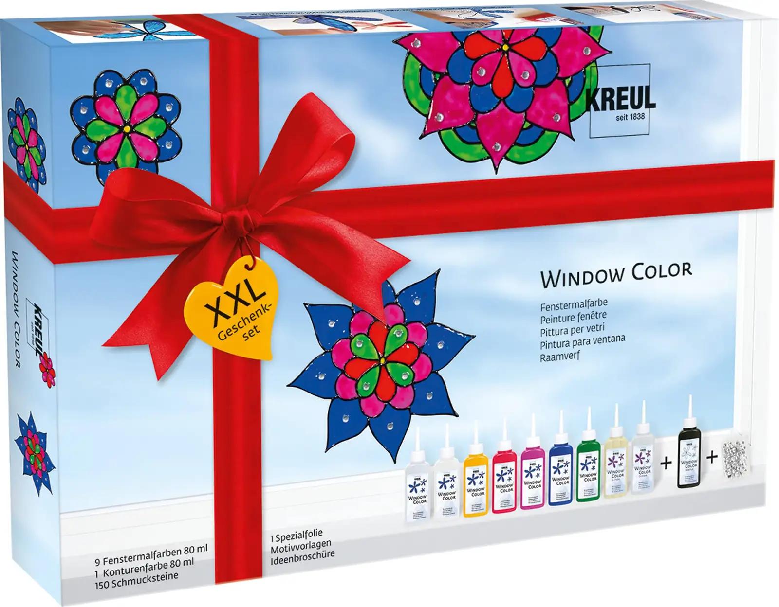 Kreul Window Color XXL komplekt loovaks klaasimaaliks