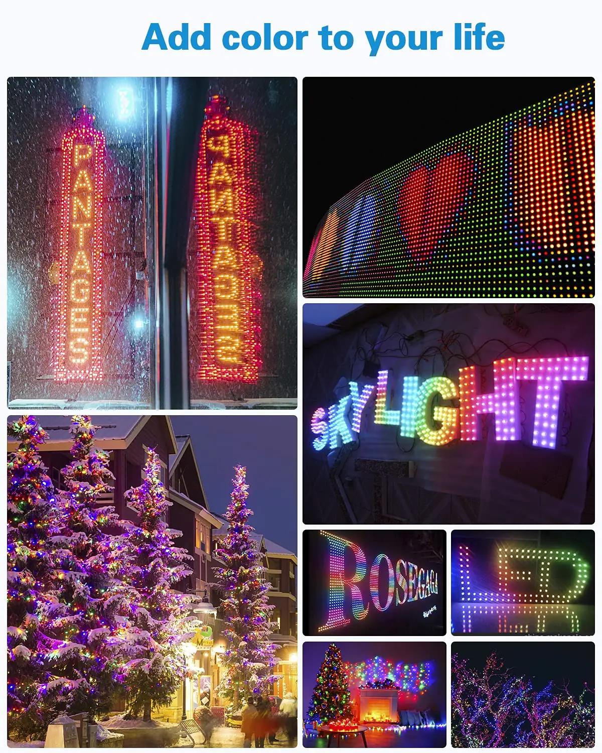 ALITOVE veekindel RGB LED-lint – dekoratiivne ja vastupidav – pilt 6