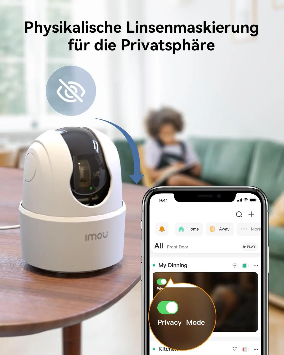 Imou metallist 360° koduvalve kaamera – Ranger 2C komplekt – pilt 8