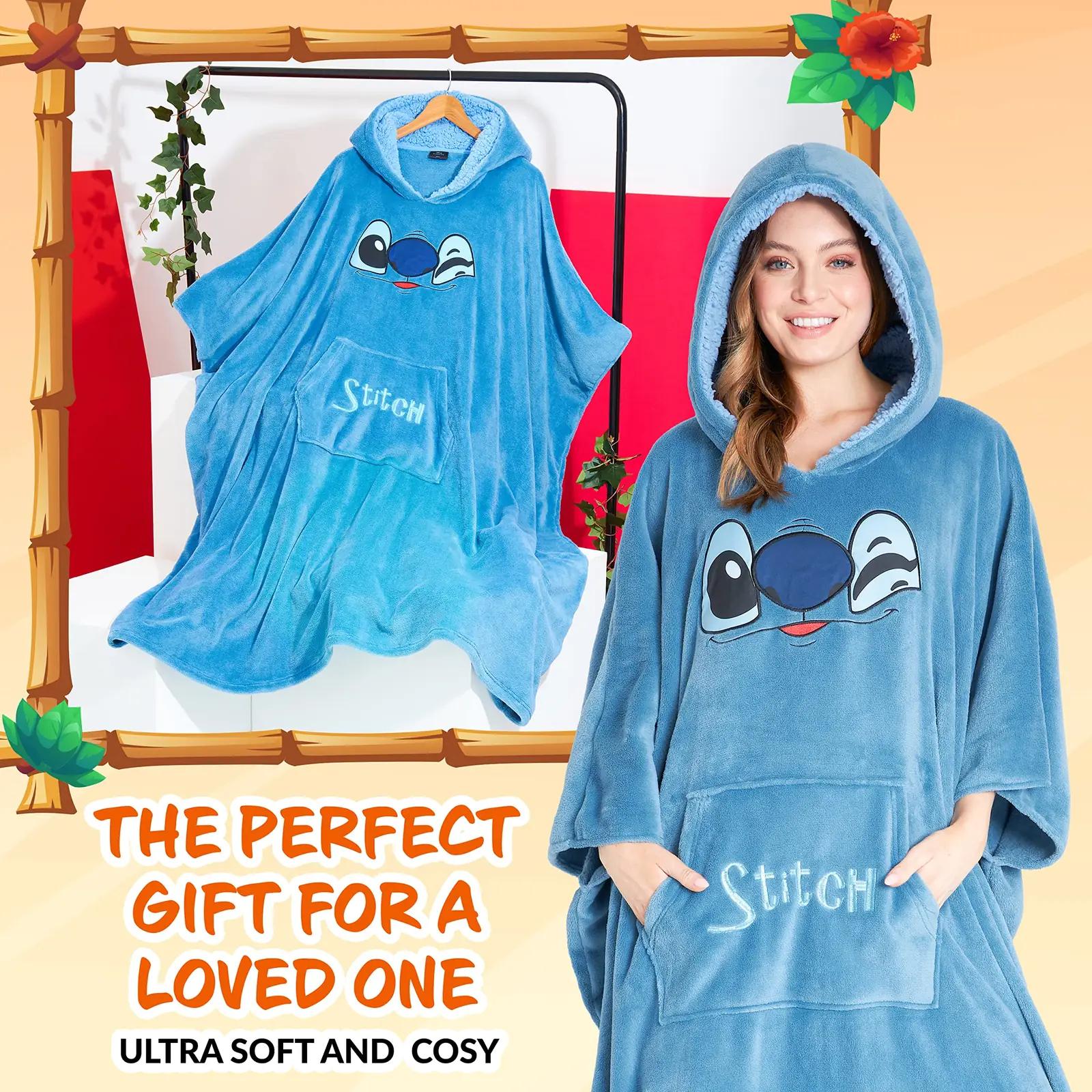 Disney pehme Sherpa kapuutsiga oversize huppar – soe kingitus – detailne vaade