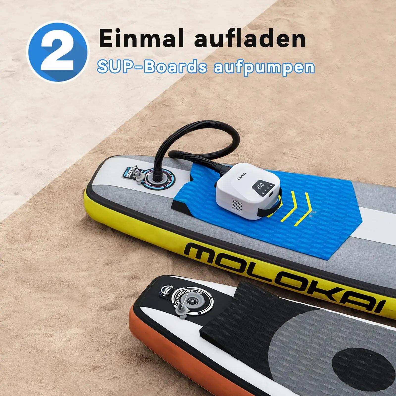CYCPLUS nutikas SUP-luftpump – kiire 20 PSI täitmine – lisavaade