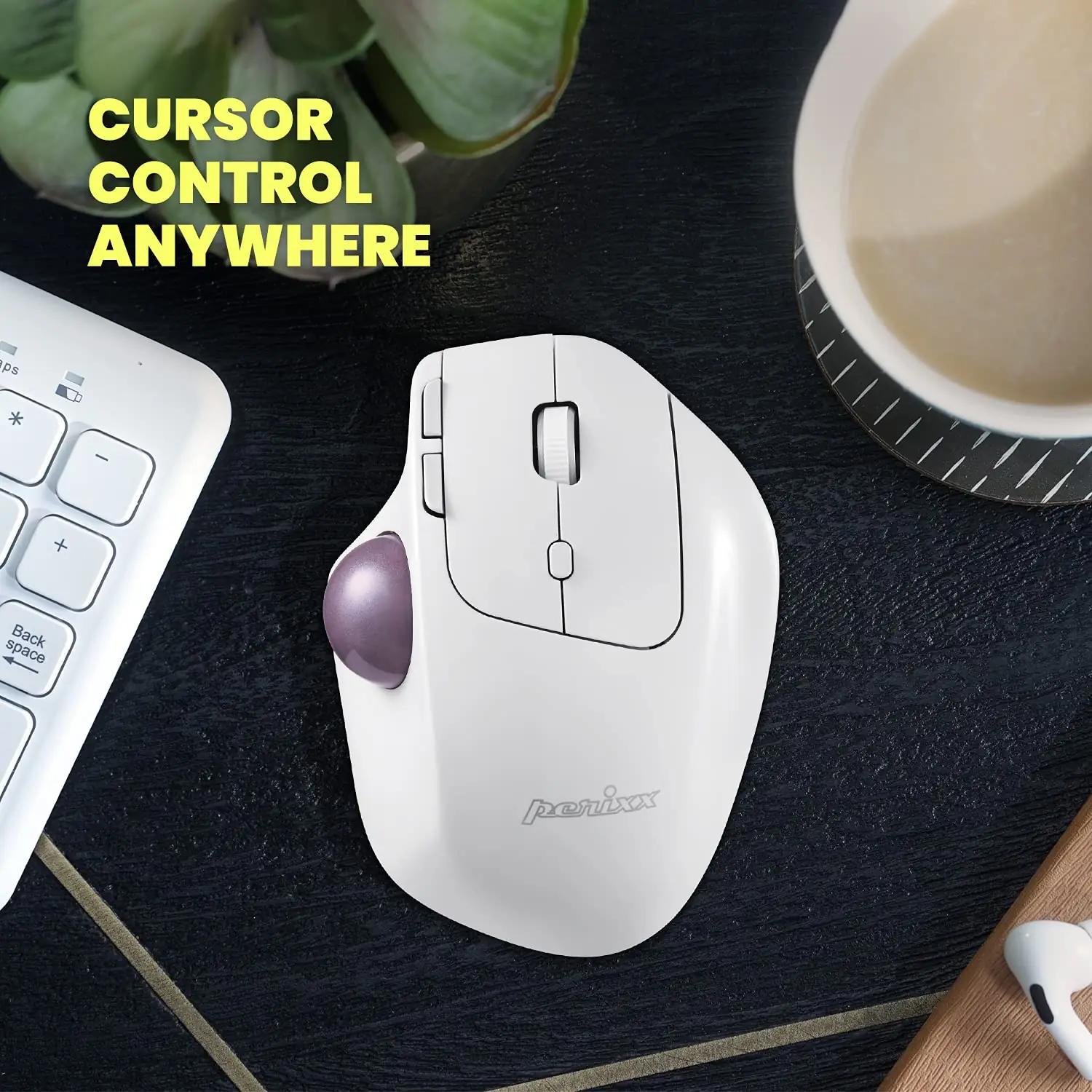 Perixx ergonoomiline traatvaba trackball-hiir – pilt 6