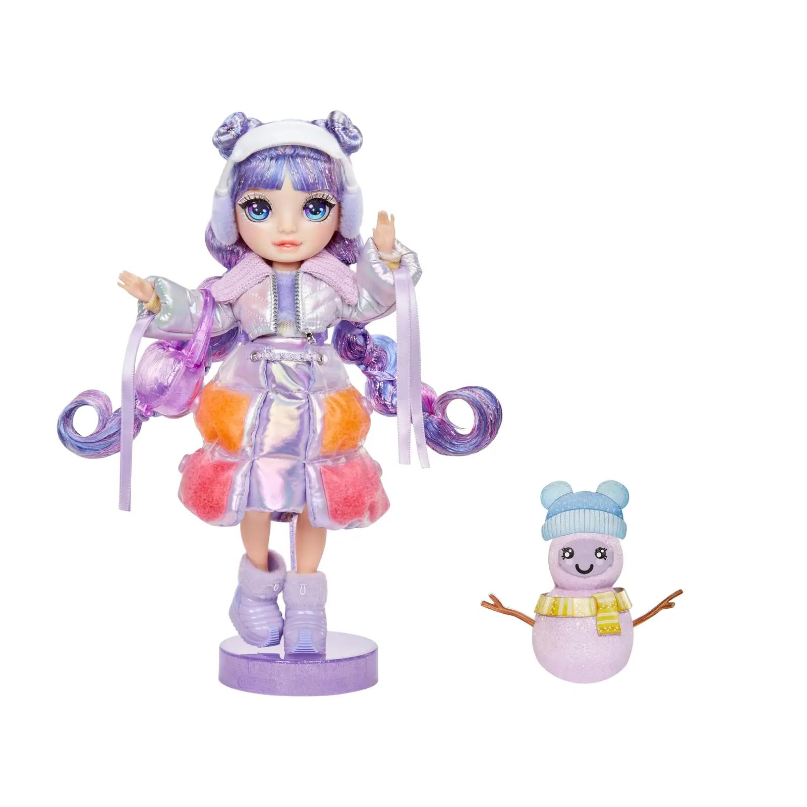 Rainbow High lillakas moe-nukk 28 cm – talvine mänguasi – pilt 7