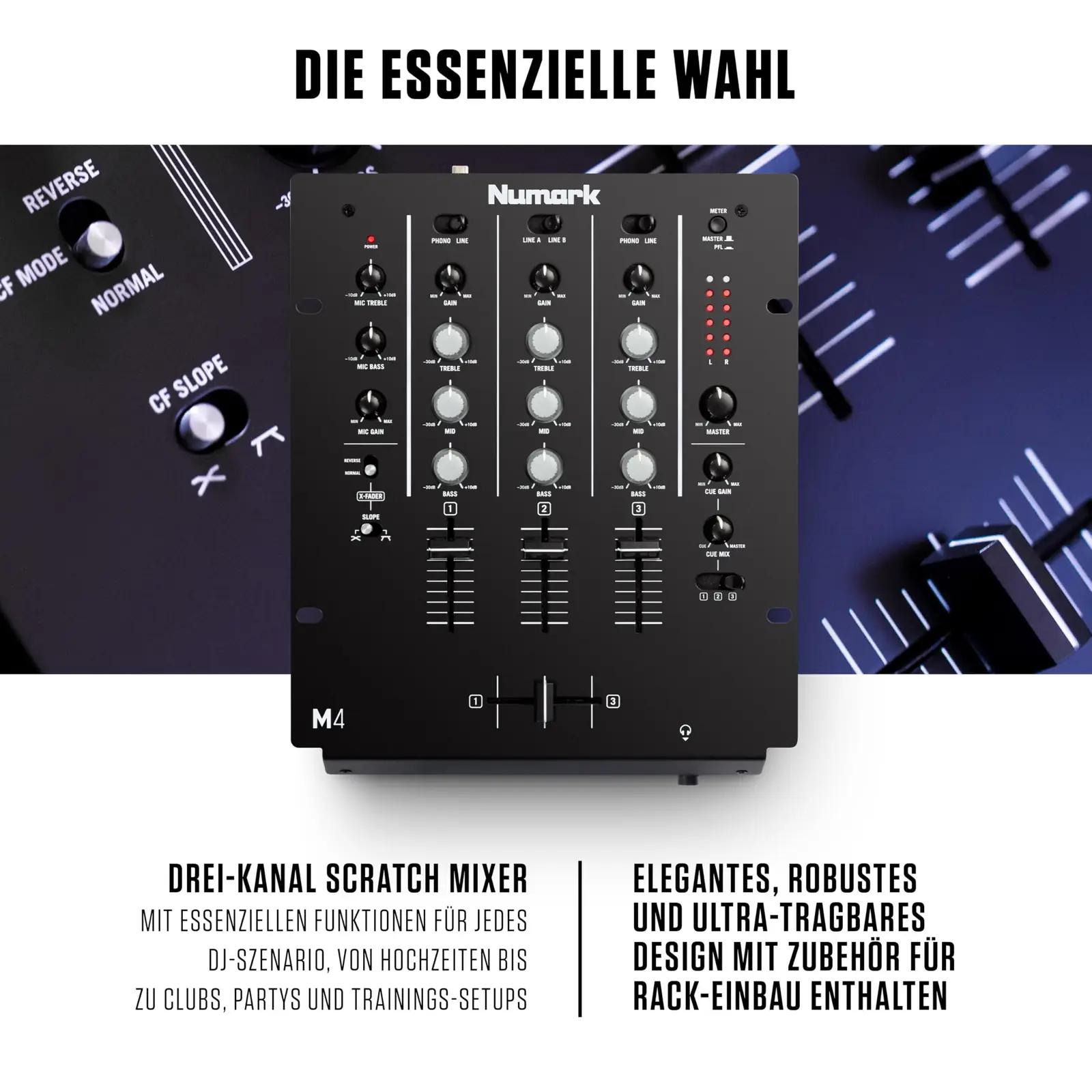 Numark M4 Black muusikariistad ja dj-seadmed – detailne lähivaade