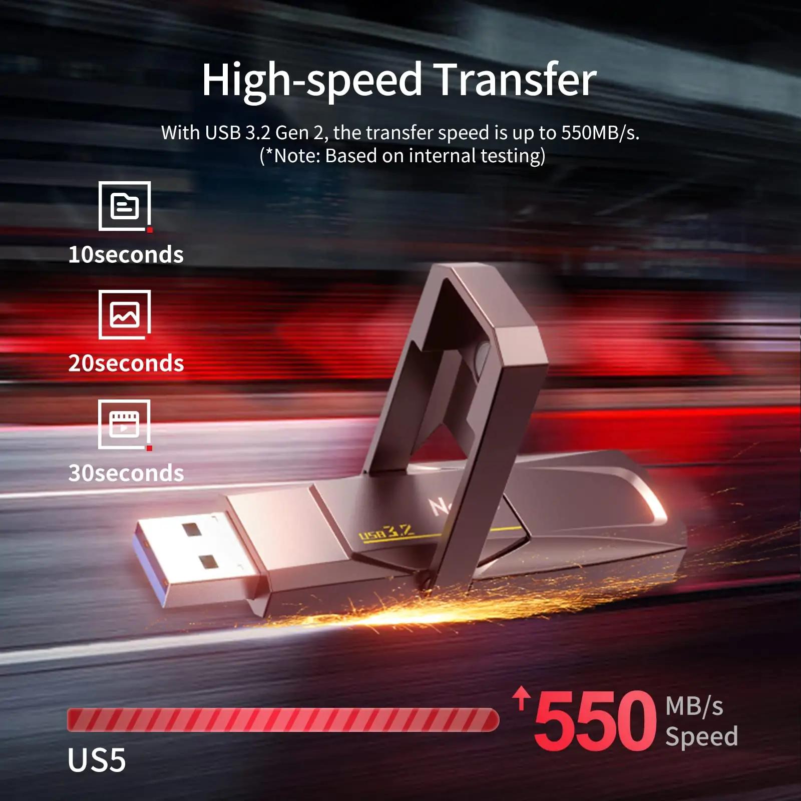 Netac kerge 512GB väline SSD – kiire salvestus ja mobiilsus – pakend ja tarvikud