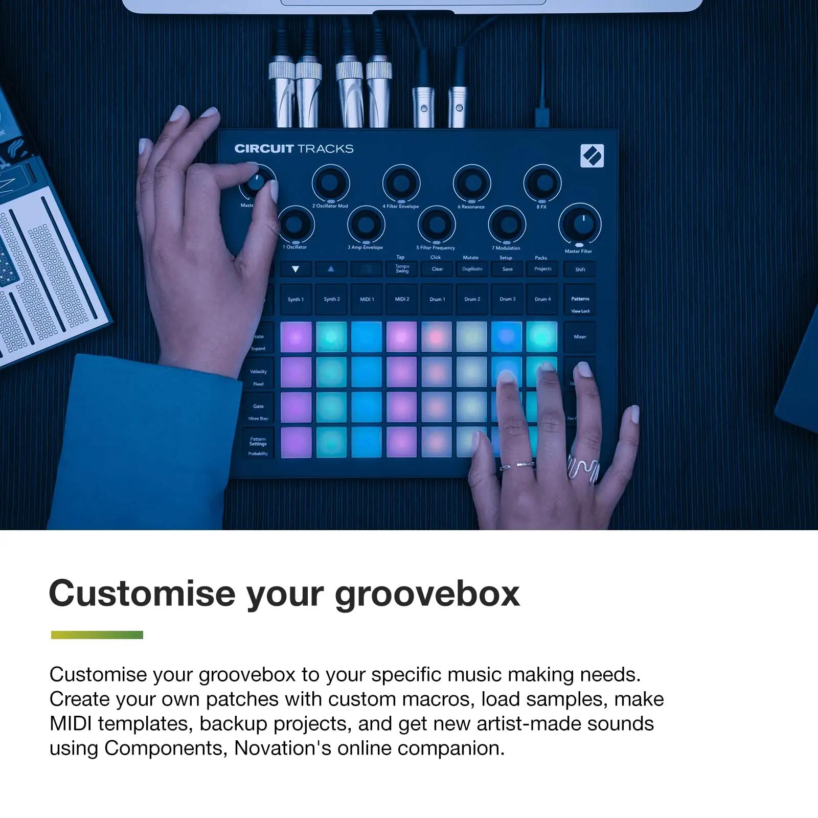Novation groovebox: kerge süsinikkiust muusikaloome ja lavakõla – pilt 7