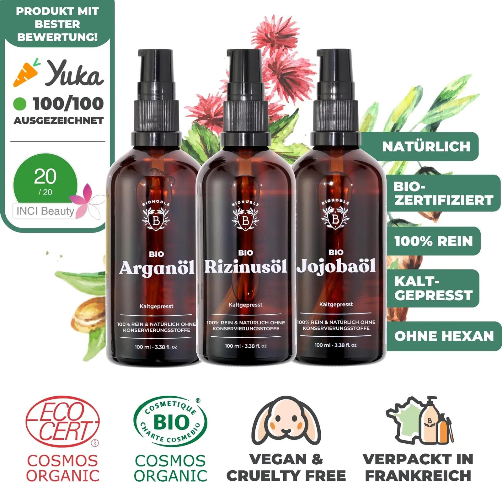 BIONOBLE orgaaniline õlikomplekt – kosmeetika – detailne vaade