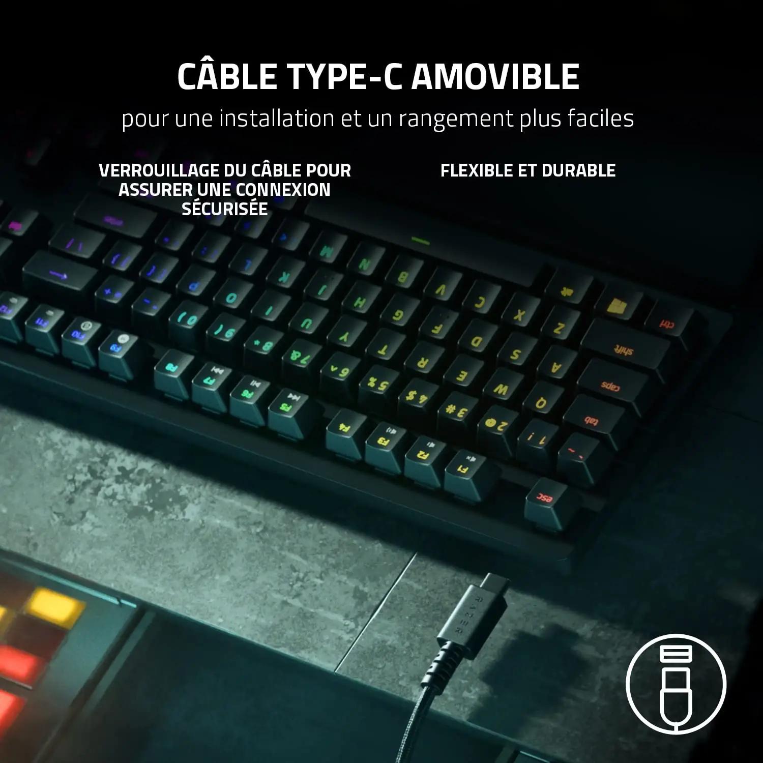 Razer mängurikiire tenkeyless klaviatuur – lisavaade