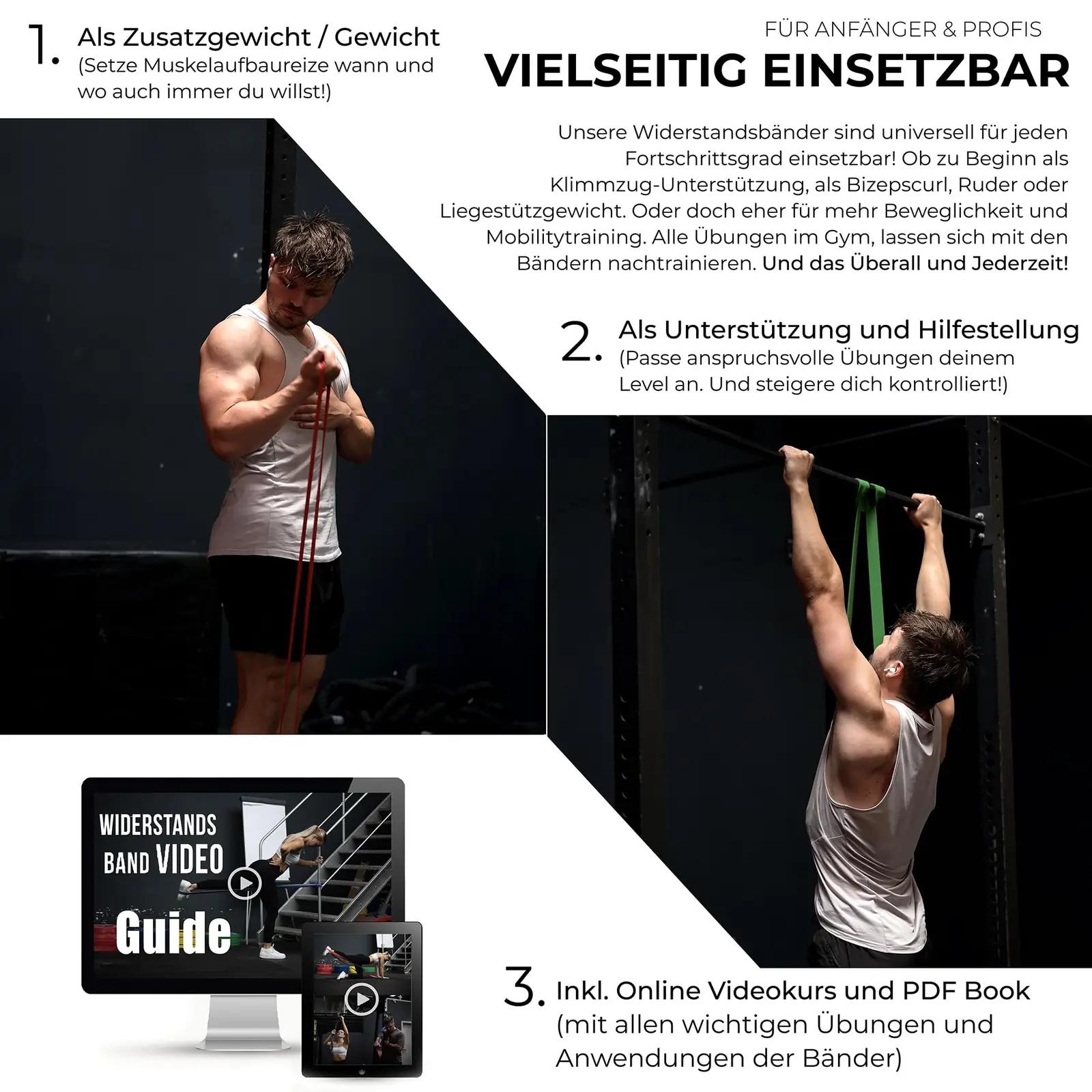 ATHLETIC AESTHETICS naturkautšukist treeningkummide komplekt – pilt 6