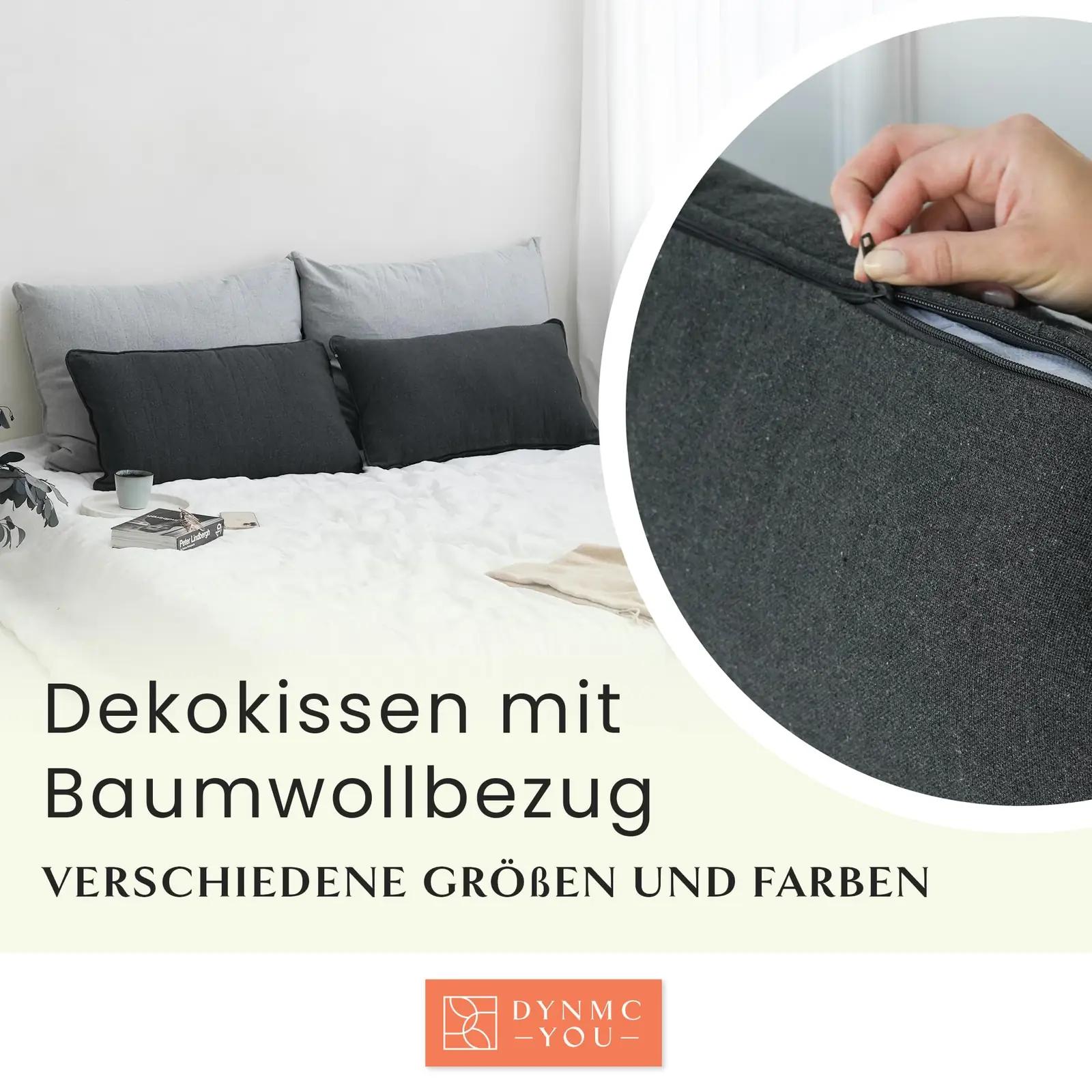 DYNMC you pehme puuvillane deko padi 40×70 cm, 2 tk – detailne vaade