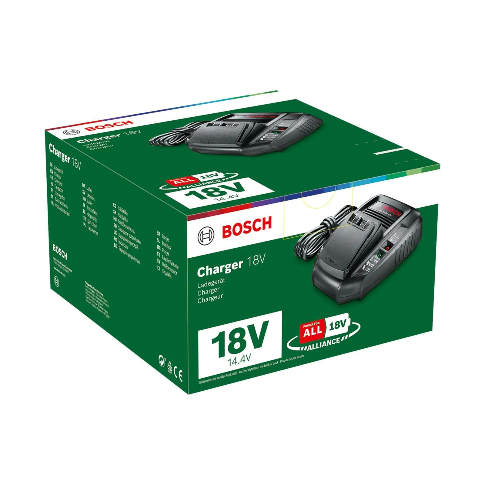Bosch kiirlaadija AL 1830 CV — sobib 14,4–18V akudele – lisavaade