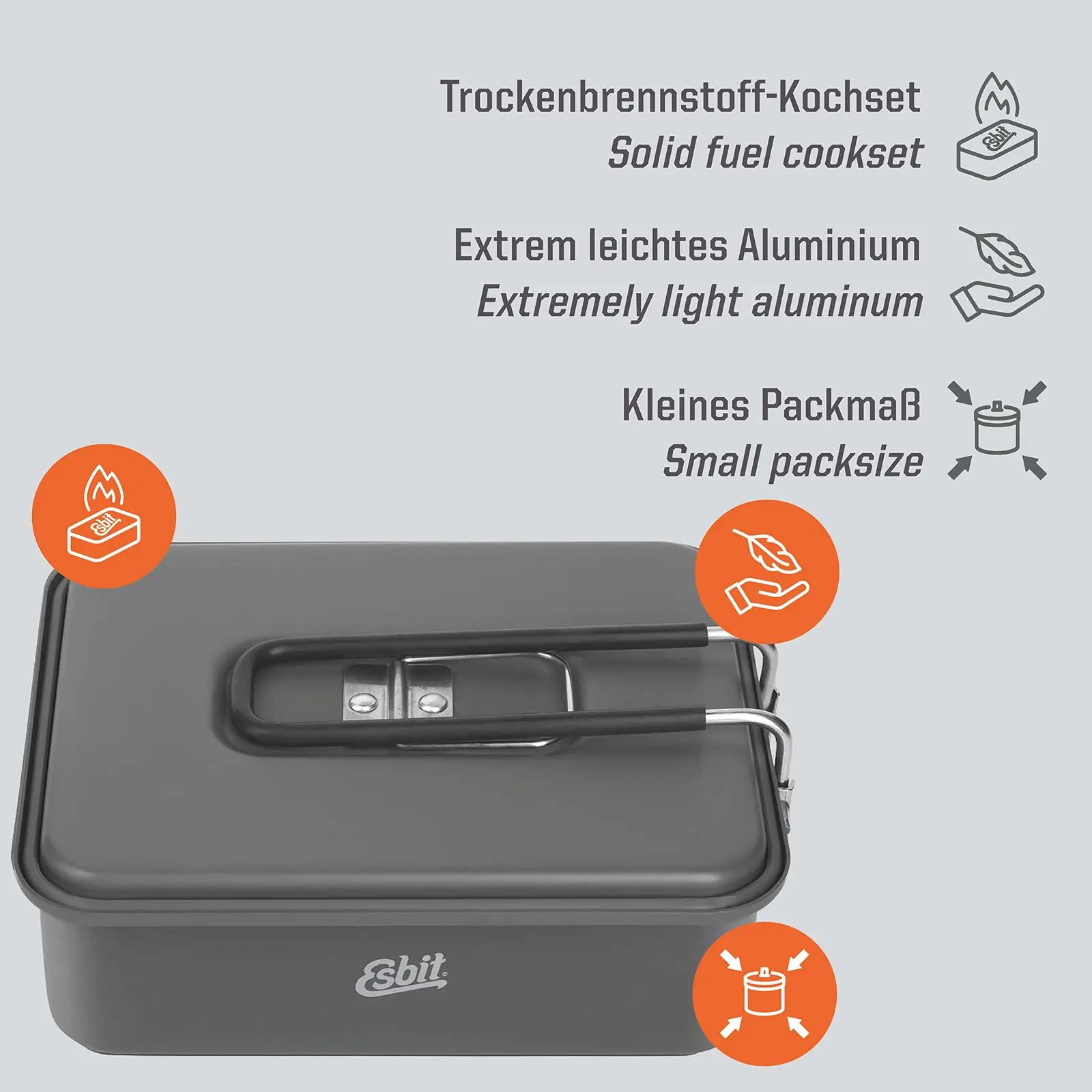 Esbit E-CS1100HA telkimisköök – detailne lähivaade