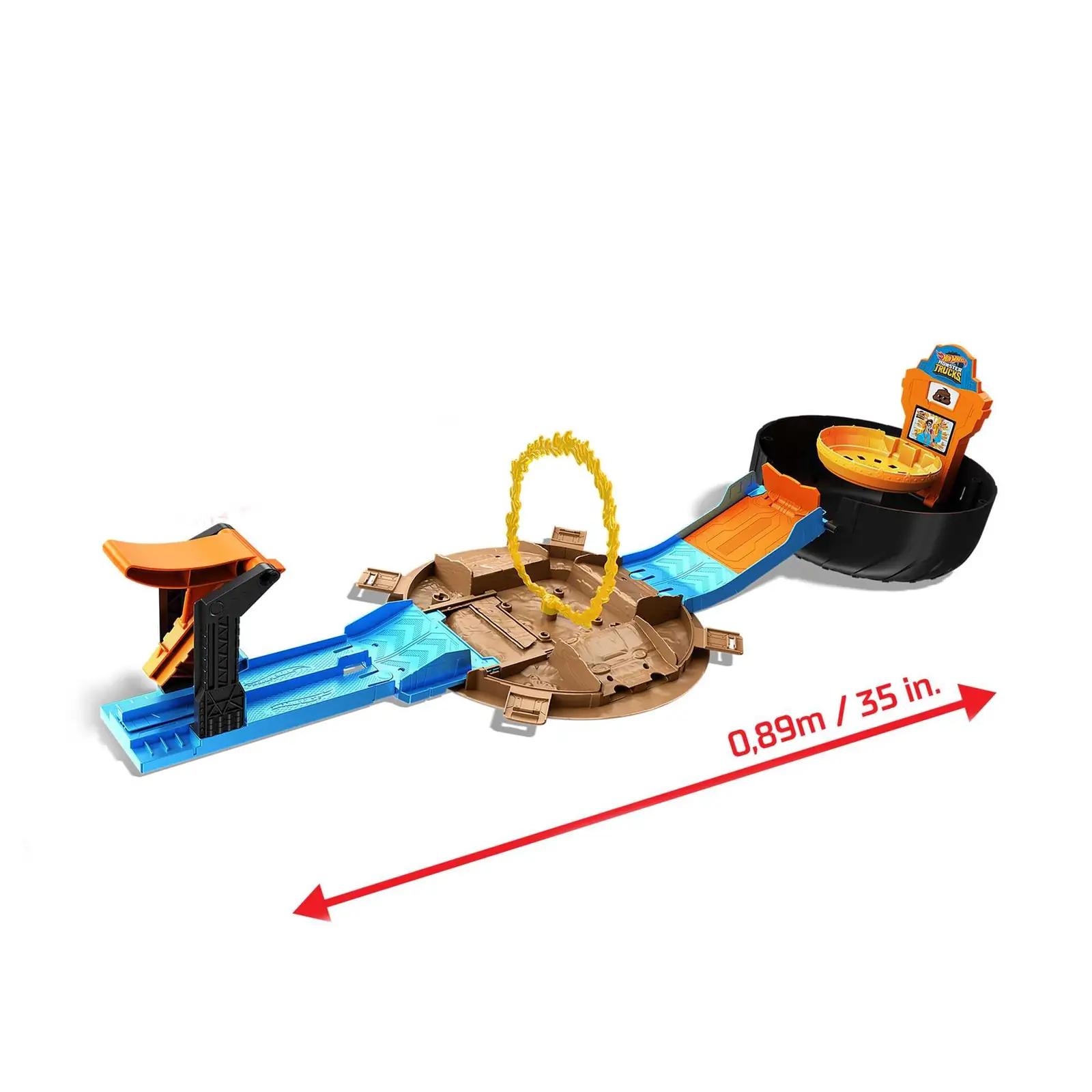 Hot Wheels lõbus plastikust stunt-rehv mängukomplekt lastele – lisavaade