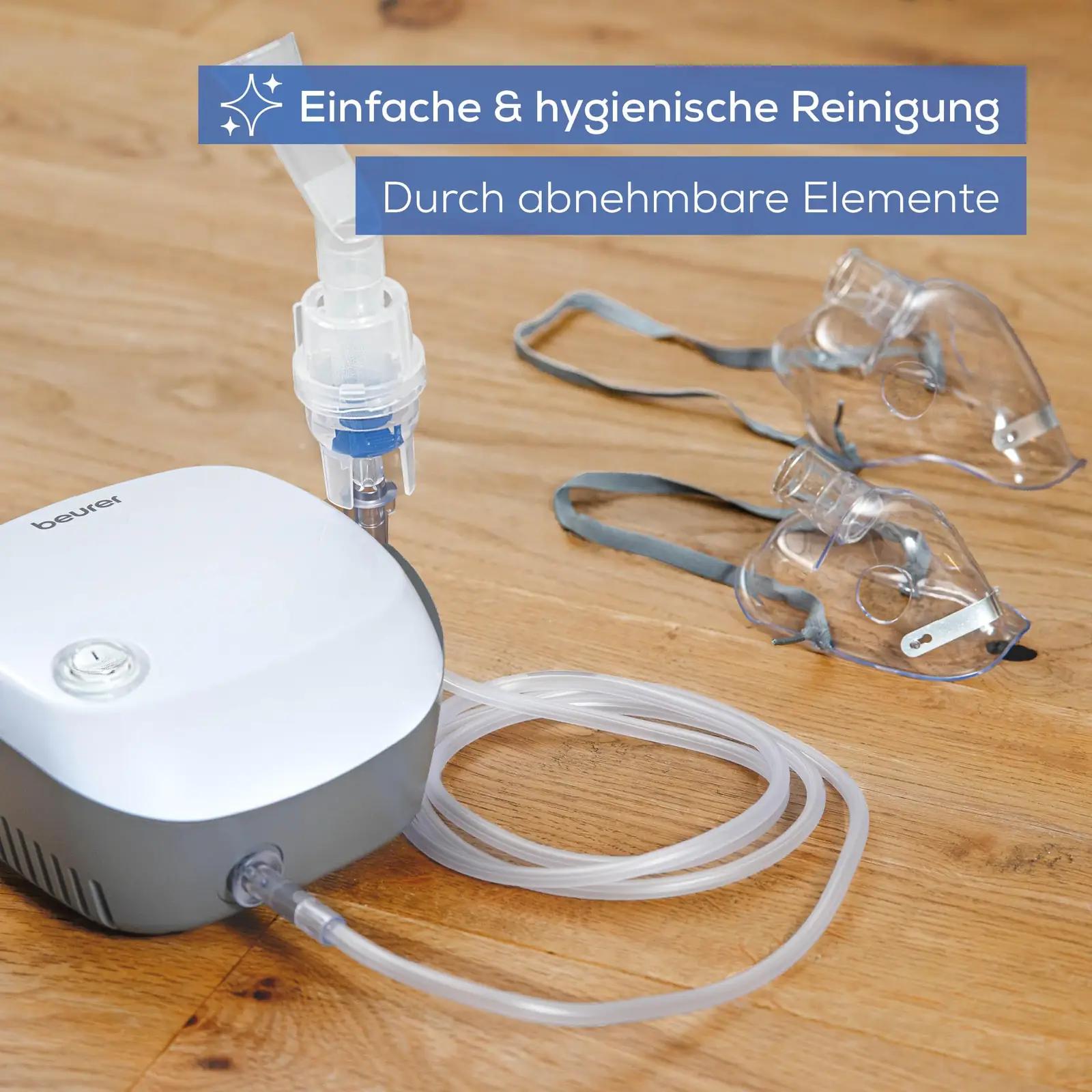 Beurer inhalatsiooniseade IH 18 – kompaktne valge terviseabi – lisavaade