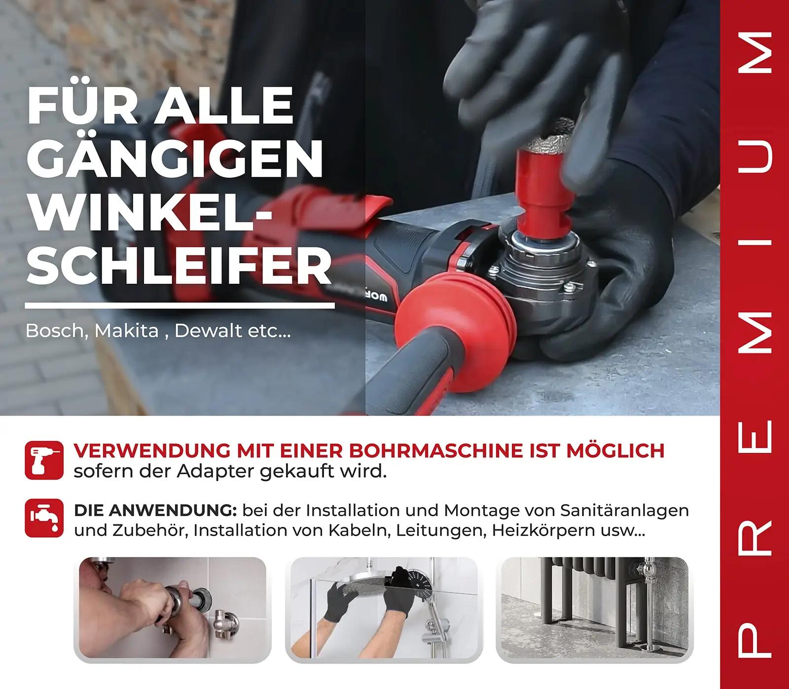 STREND PRO premium teemantpuuride komplekt plaatidele ja klaasile – pakend ja tarvikud