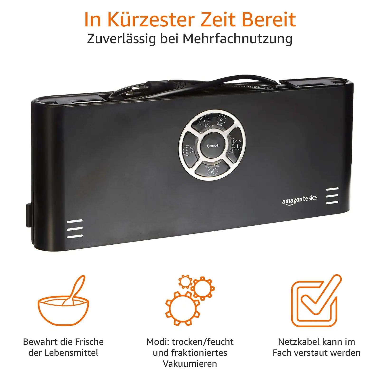 Amazon Basics vastupidav vaakumpakendaja kööki ja säilitamiseks – pilt 8