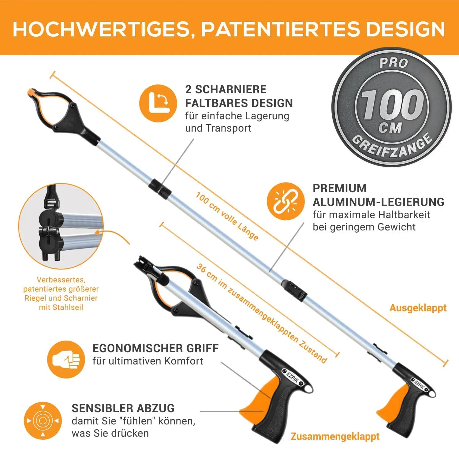EZPIK alumiiniumist pikendatav haarats 2×100 cm – abivahend – lisavaade