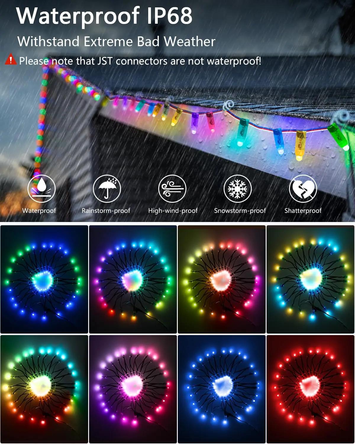 ALITOVE veekindel RGB LED-lint – dekoratiivne ja vastupidav – lisavaade