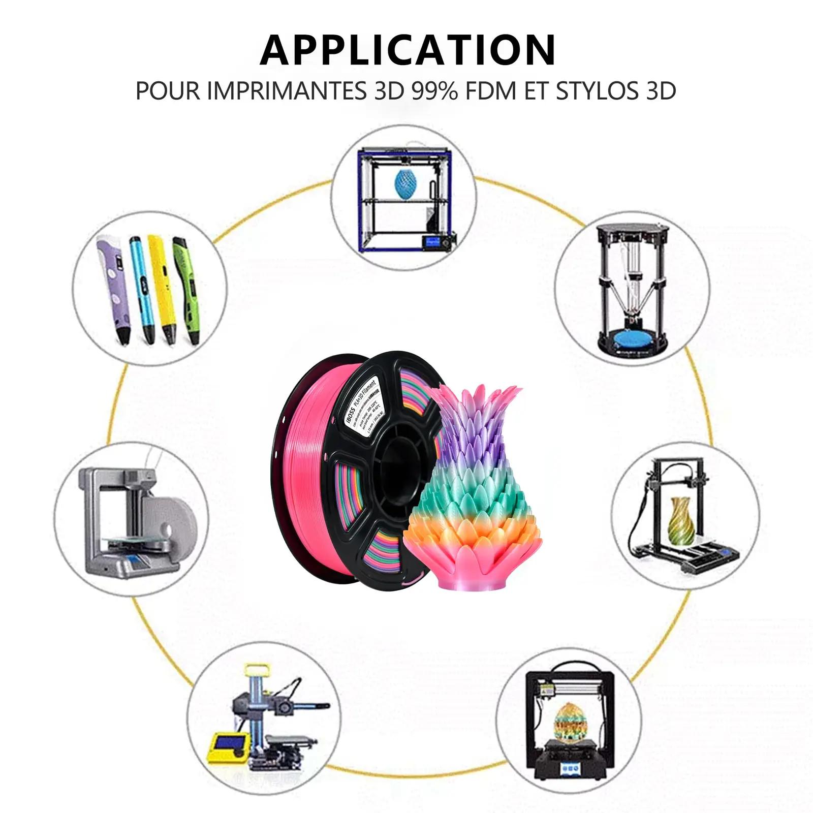 iBOSS PLA+ seide filament – siledus ja erksad värvid – pilt 8