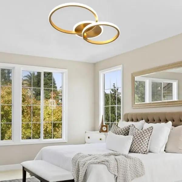 Comely kuldne LED laevalgusti 59 cm — modernne korterivalgustus – pilt 6