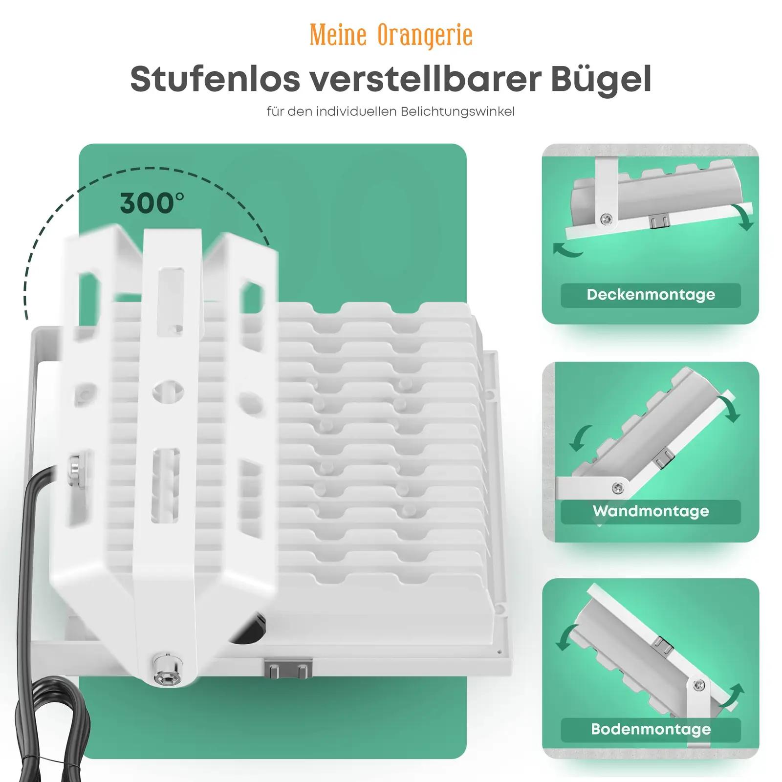 Meine Orangerie energiasäästlik LED-taimevalgusti talveks – kasutusnäide