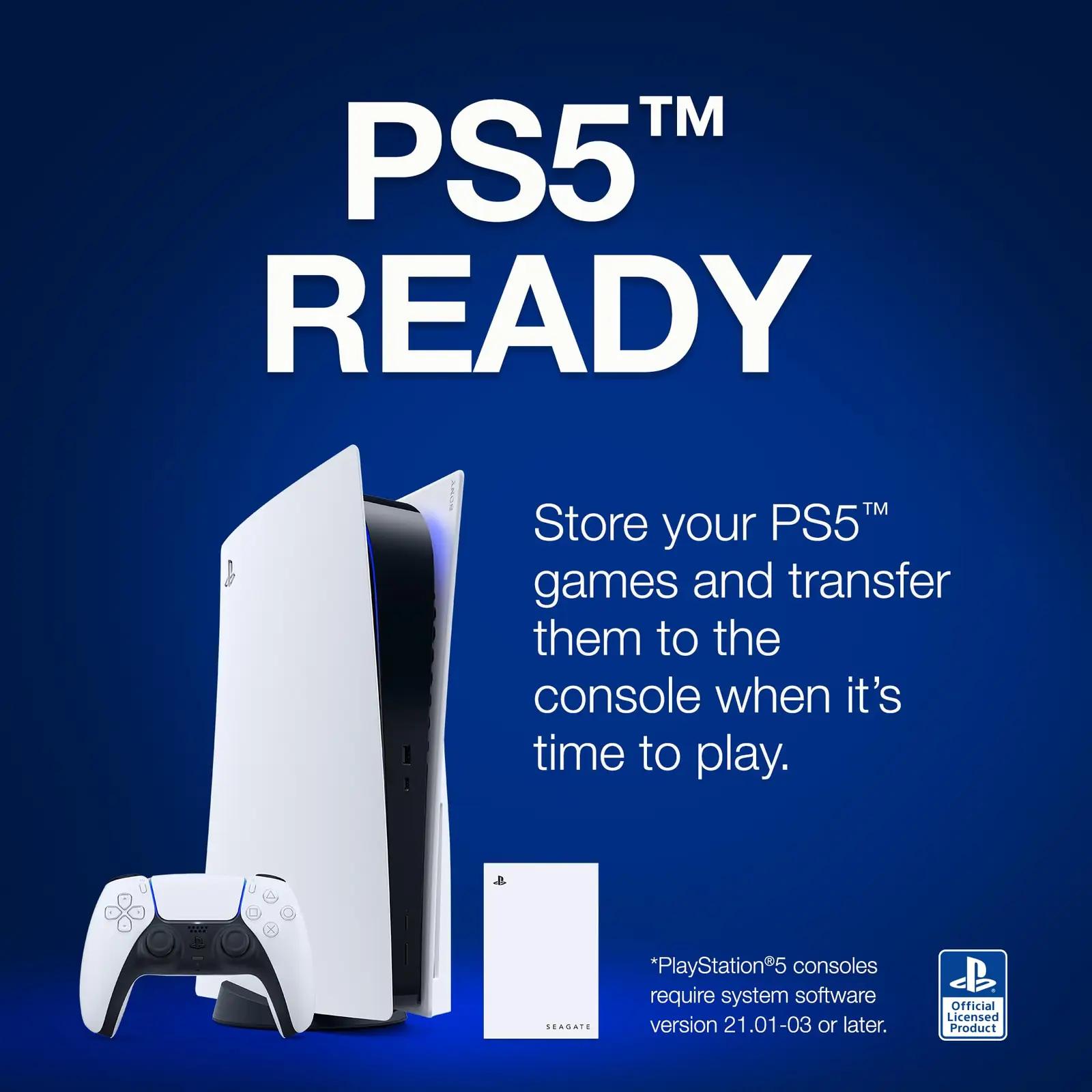 Seagate kompaktne 5TB mängukõvaketas — suur salvestusruum PS4/PS5 – pilt 7