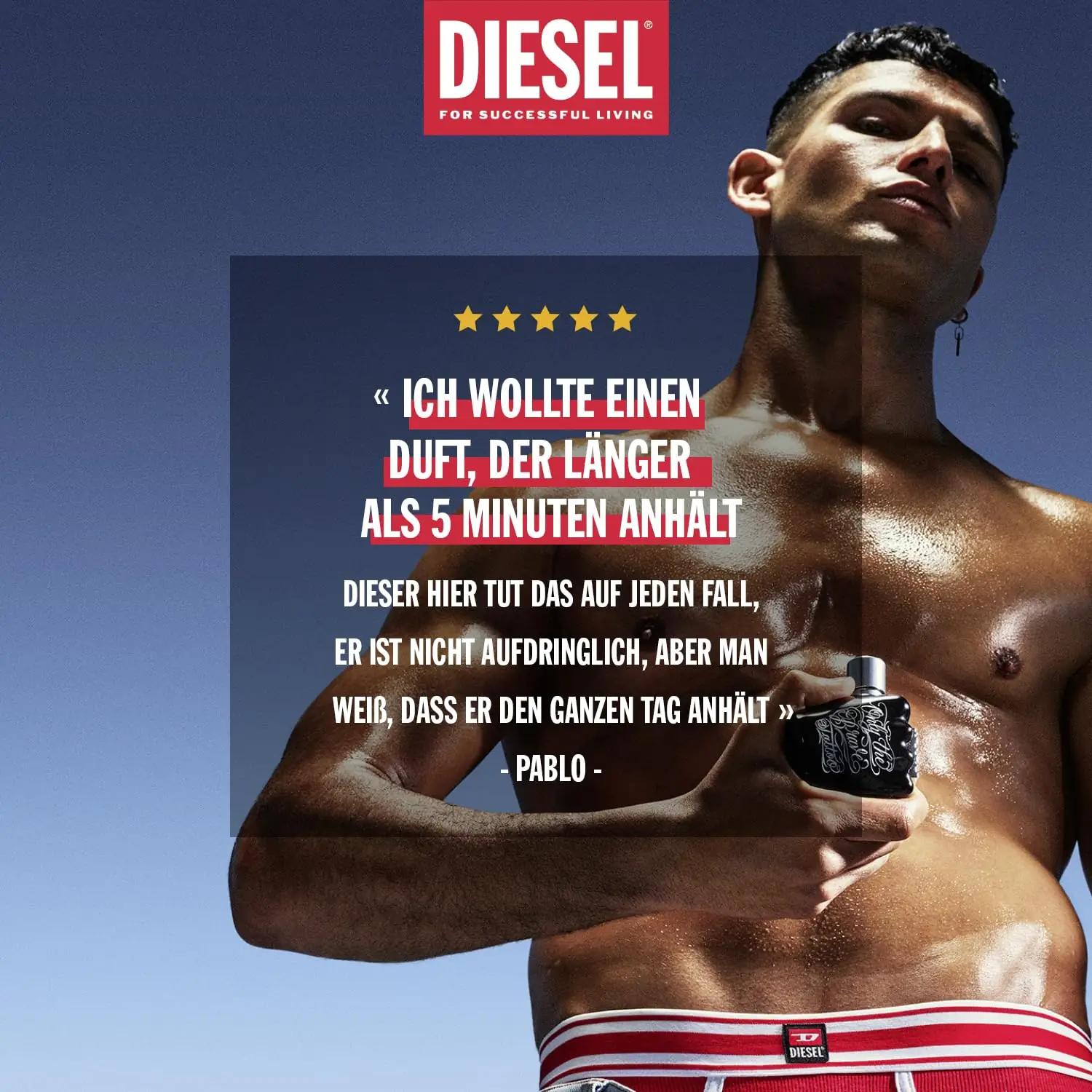 Diesel parfüüm 200 ml – tugev ja isikupärane kingiidee – kasutusnäide
