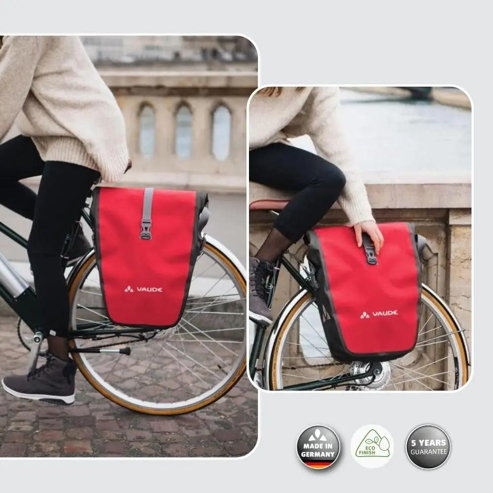 VAUDE veekindlad jalgratta pakikotid Aqua Back 2×24L beez – pakend ja tarvikud