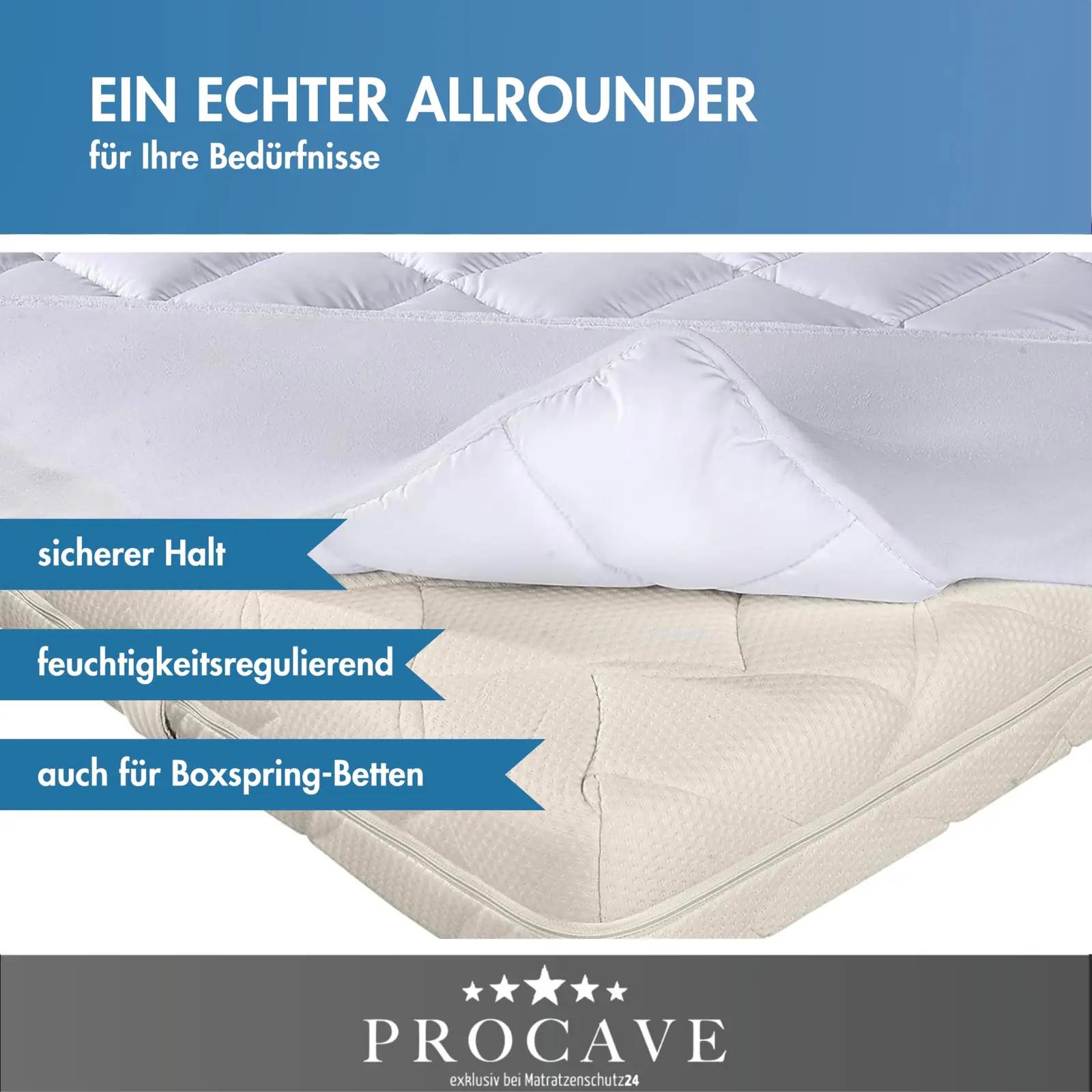 PROCAVE pehme Micro-Comfort madratsikaitse 160×200 cm – lisavaade