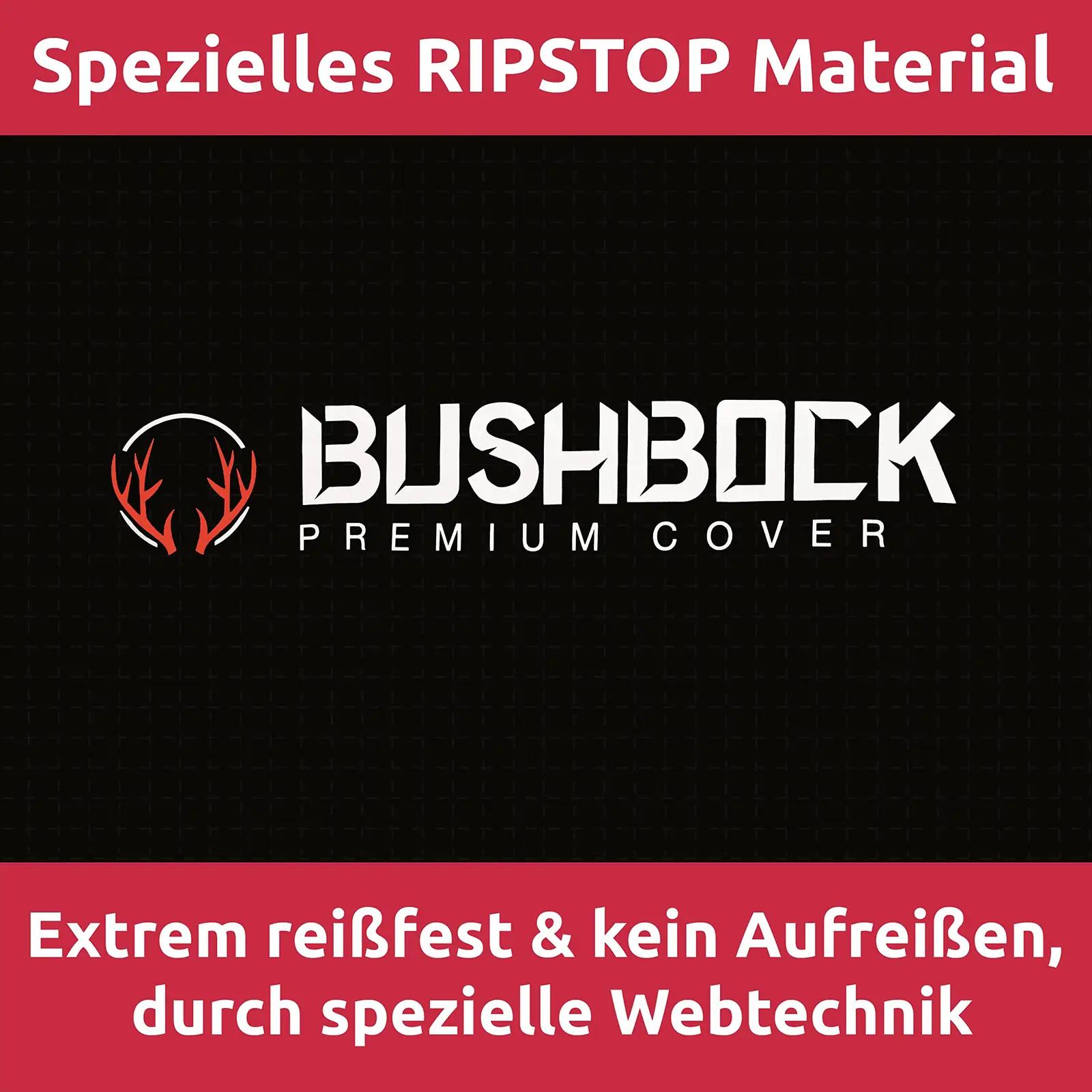 BUSHBOCK Premium Cover tugev ripstop kattega mootorrattakate XXL – pilt 7