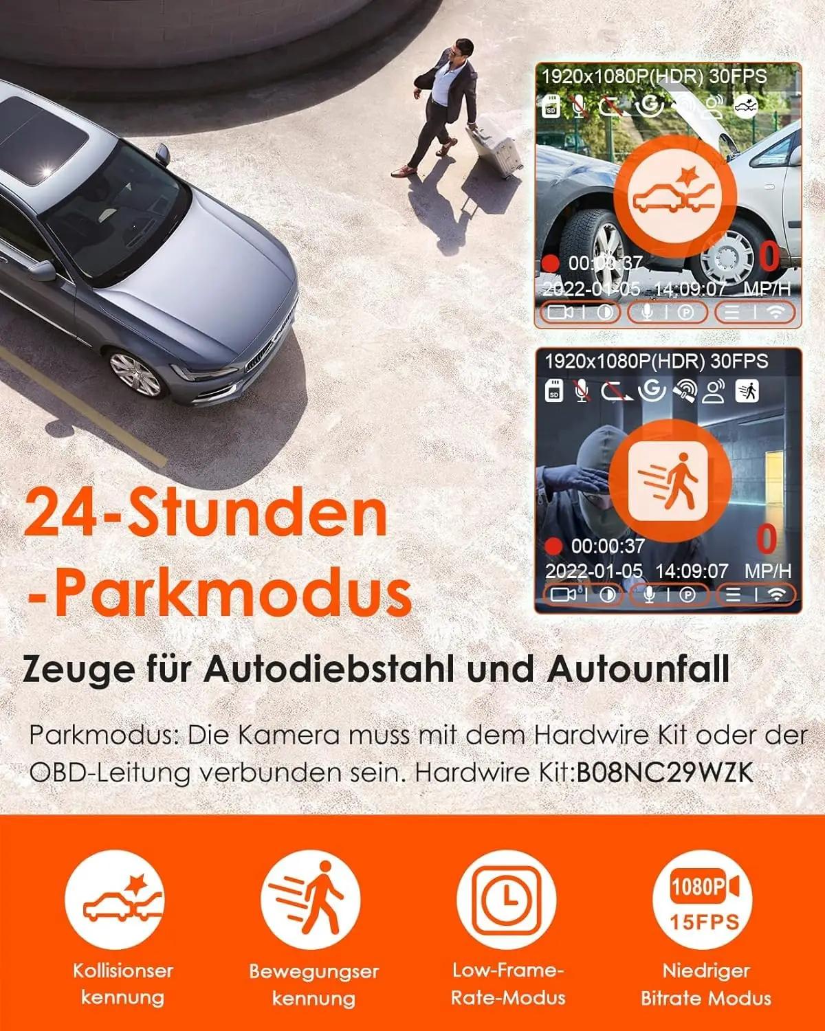 VANTRUE stiilne mini-autokaamera — kompaktne 1080P HDR salvestus – pilt 6