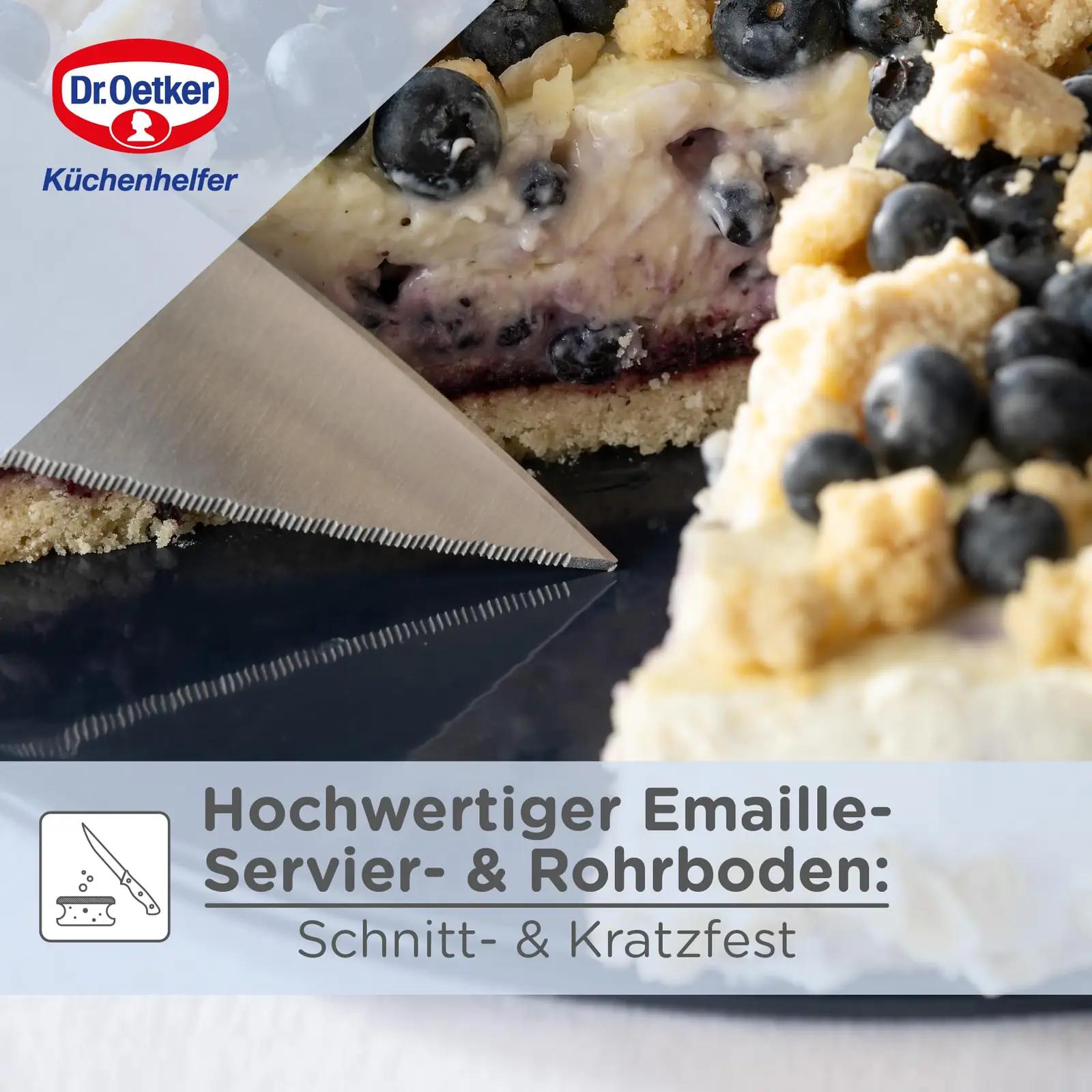 Dr. Oetker emaille-springvorm Ø26 cm – vastupidav ja dekoratiivne – lisavaade