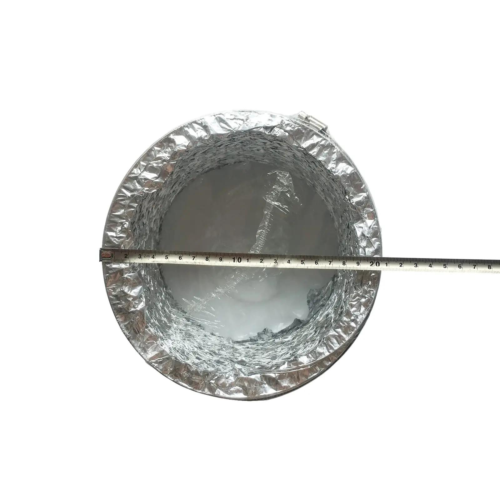 LOOTICH alumiiniumventilatsiooni toru Ø204 mm — painduv ja kerge – detailne vaade