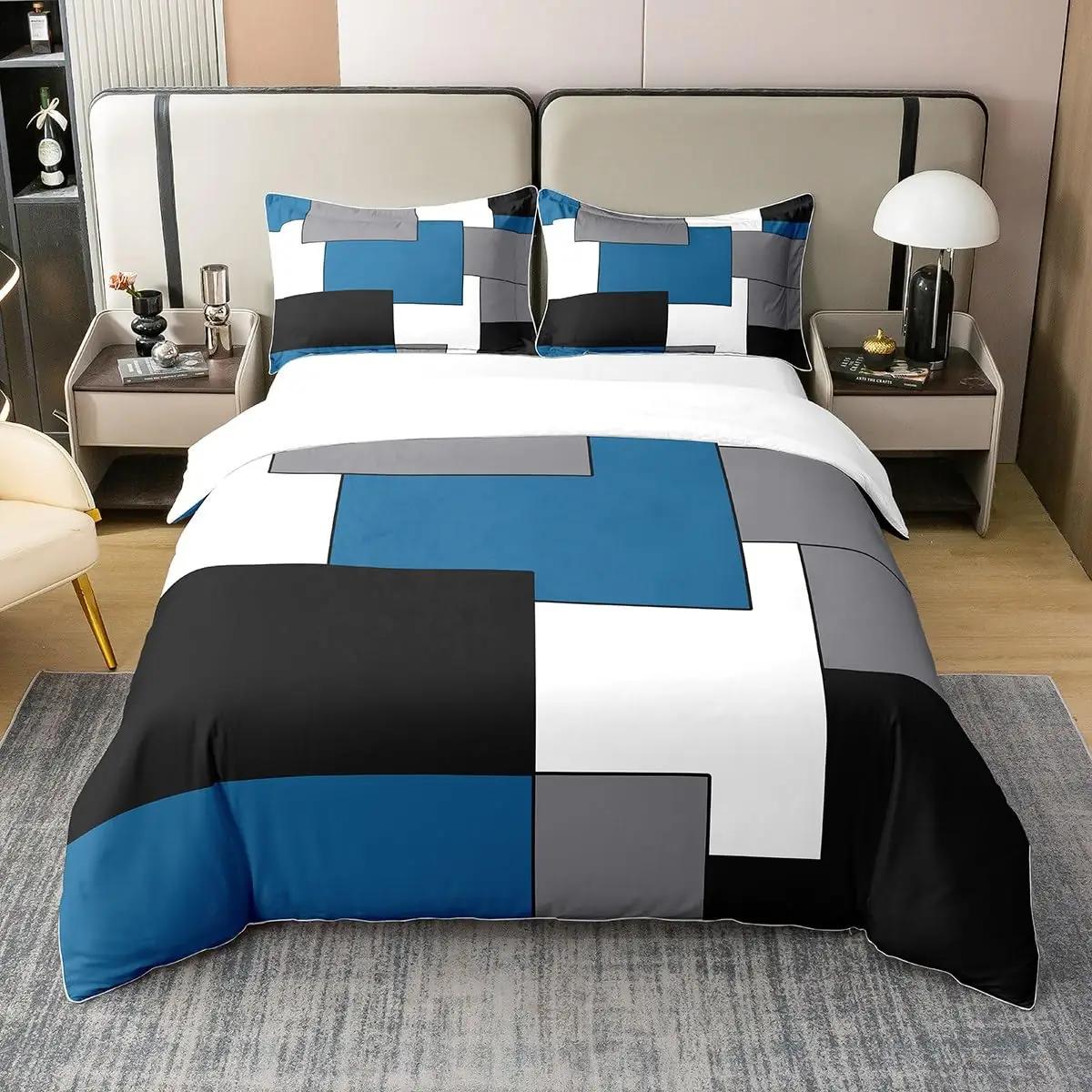 Homewish pehme puuvillane voodipesu 140×200 cm modernselt