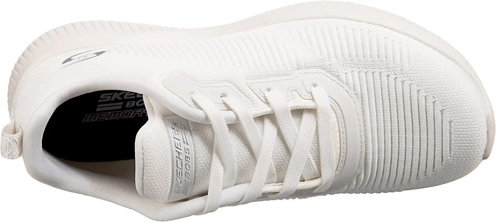 Skechers valged knit-tossud sportlikuks mugavuseks ja stiiliks – lisavaade