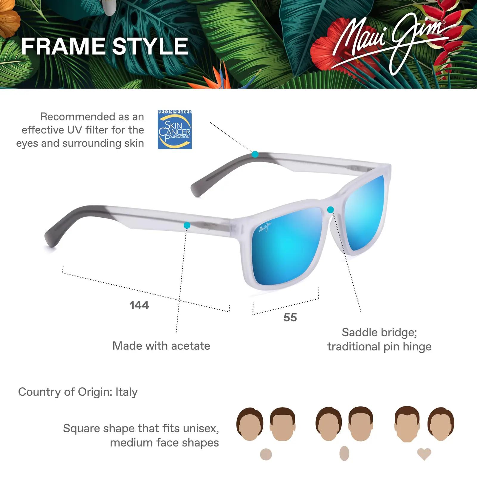 Maui Jim päikeseprillid Blue Stone Shack — kristallklaas – pilt 6
