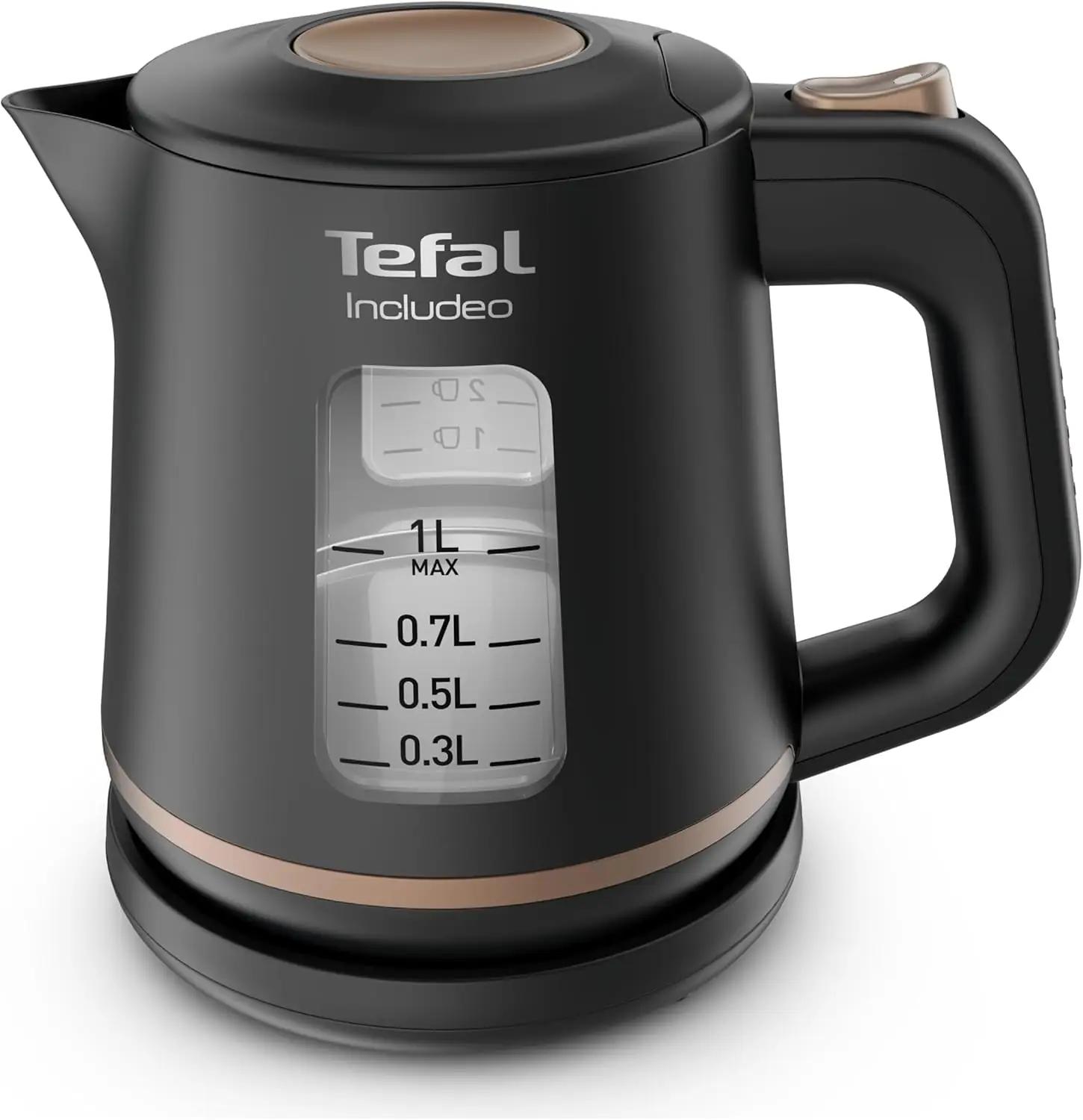 Tefal stiilne 1 l veekeetja — kompaktne ja mugav