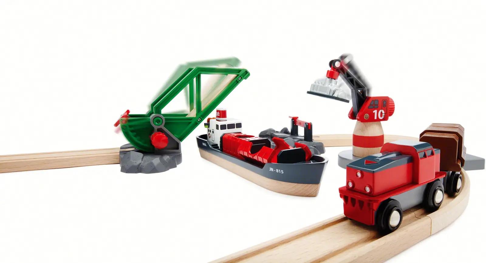 BRIO puidust sadamakomplekt 33061 – loov mäng ja õppimine – pilt 9