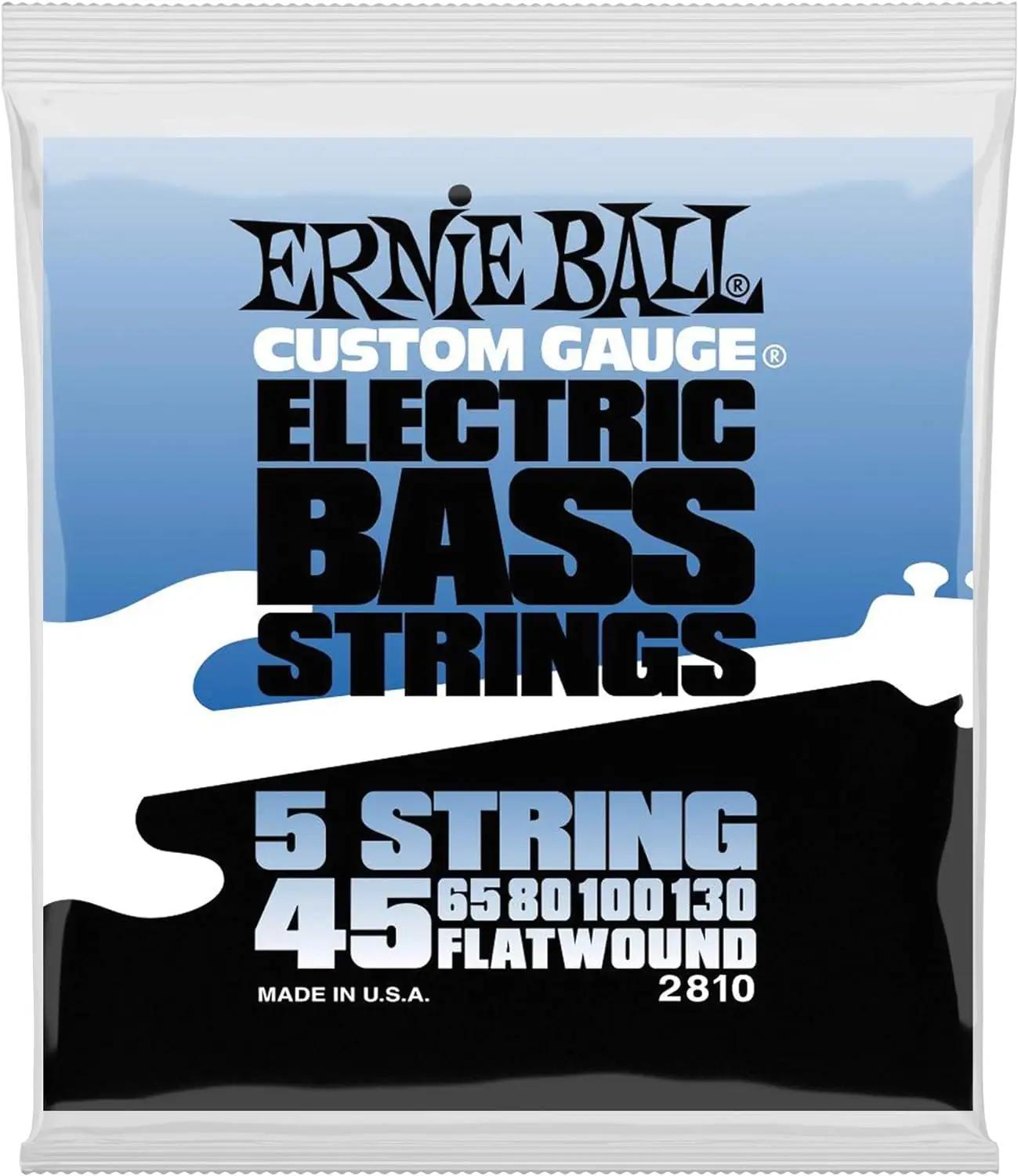 Ernie Ball flatwound terassaksetest bassikeeled — pehme kõla ja – pakend ja tarvikud